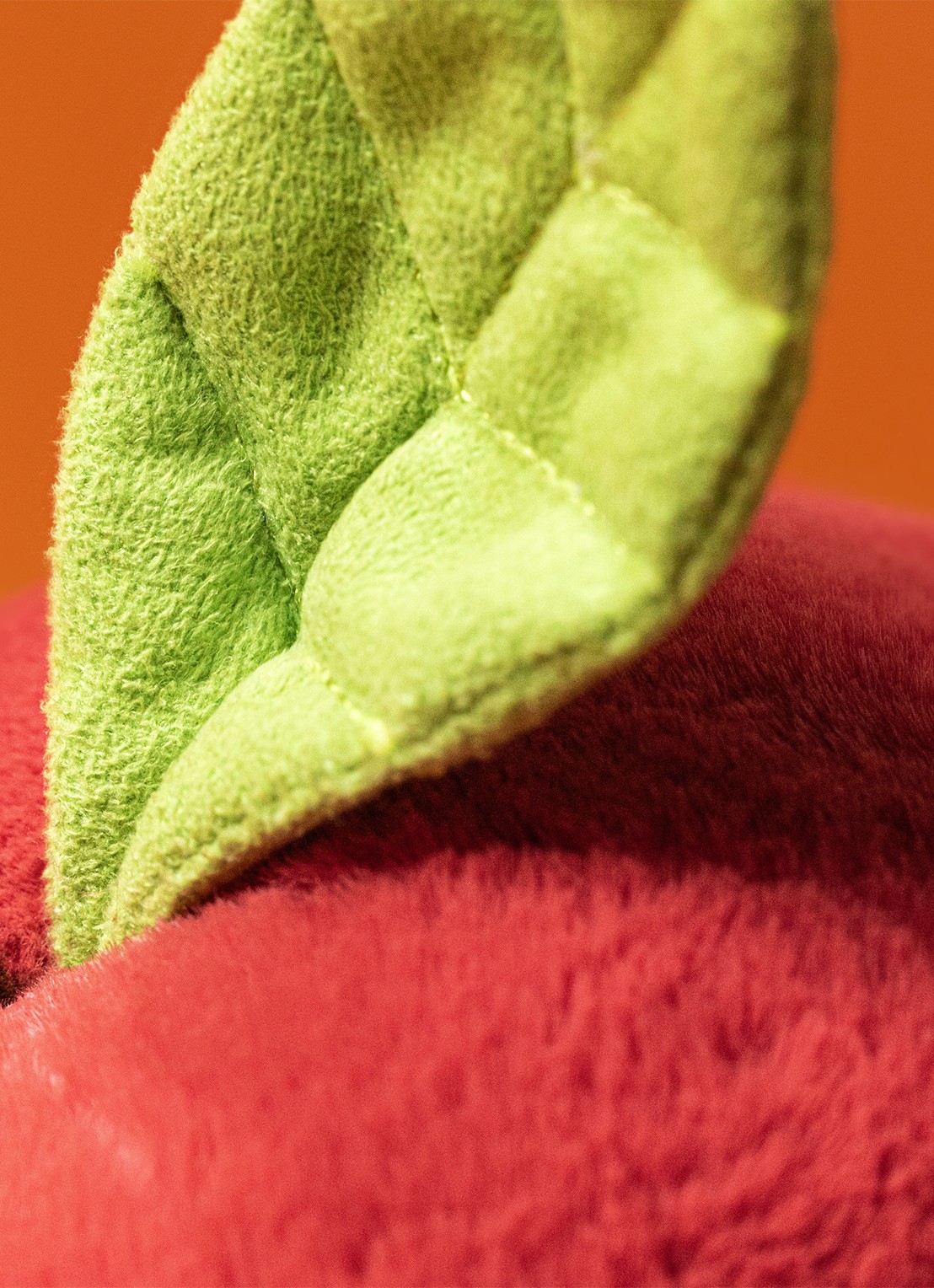 Jellycat Amuseables appel knuffel - detail 7 rood