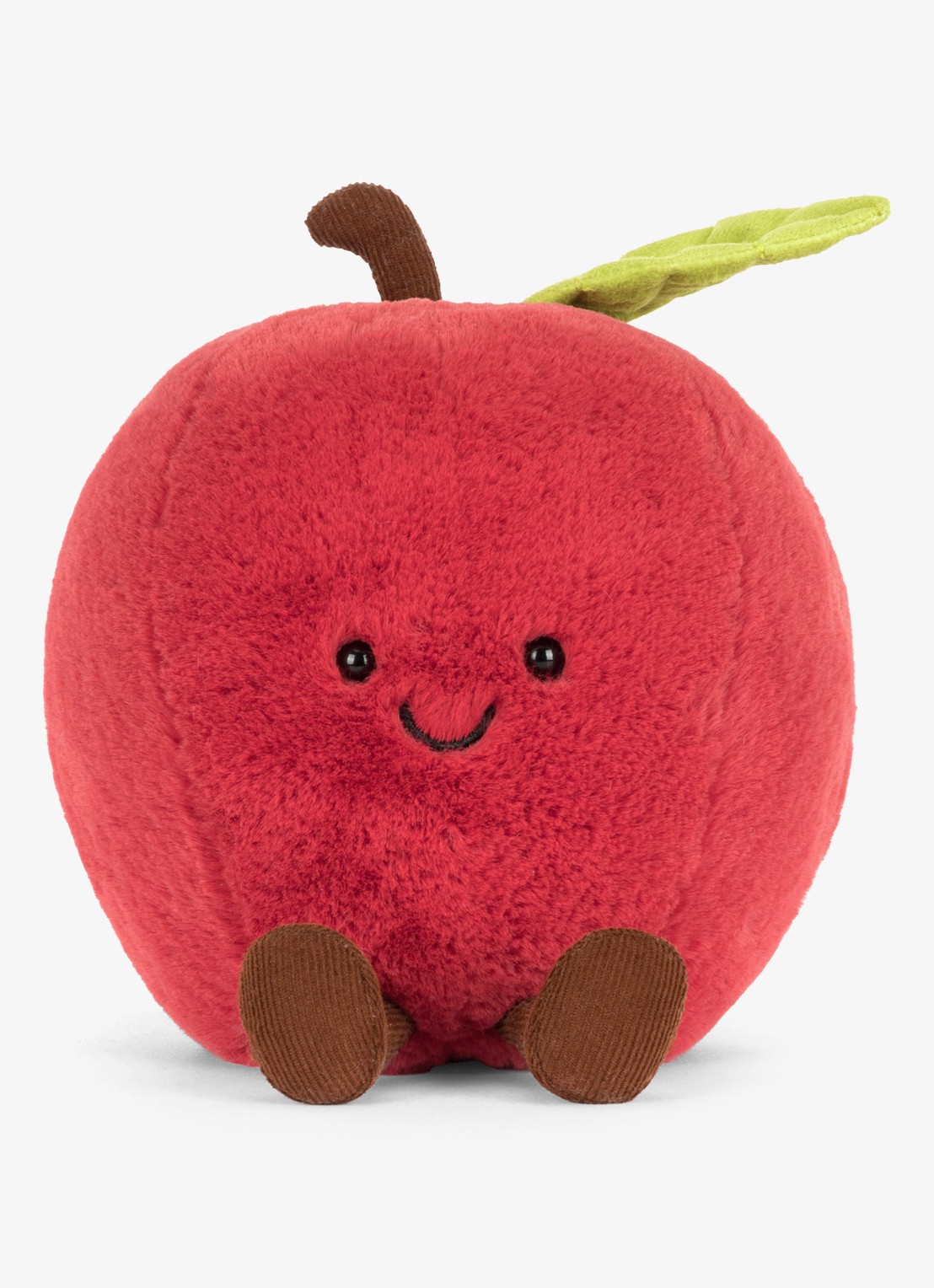 Jellycat Amuseables appel knuffel - voorkant rood