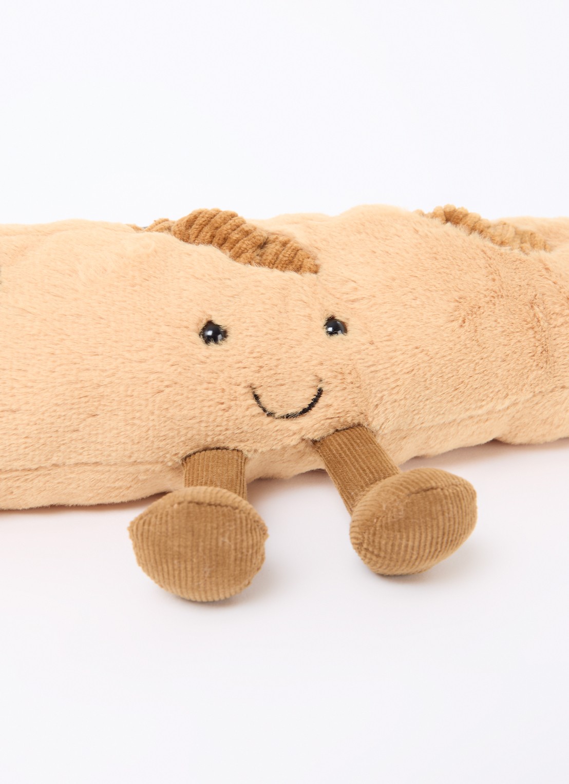 Jellycat Amuseables Baguette knuffel 35 cm - detail beige