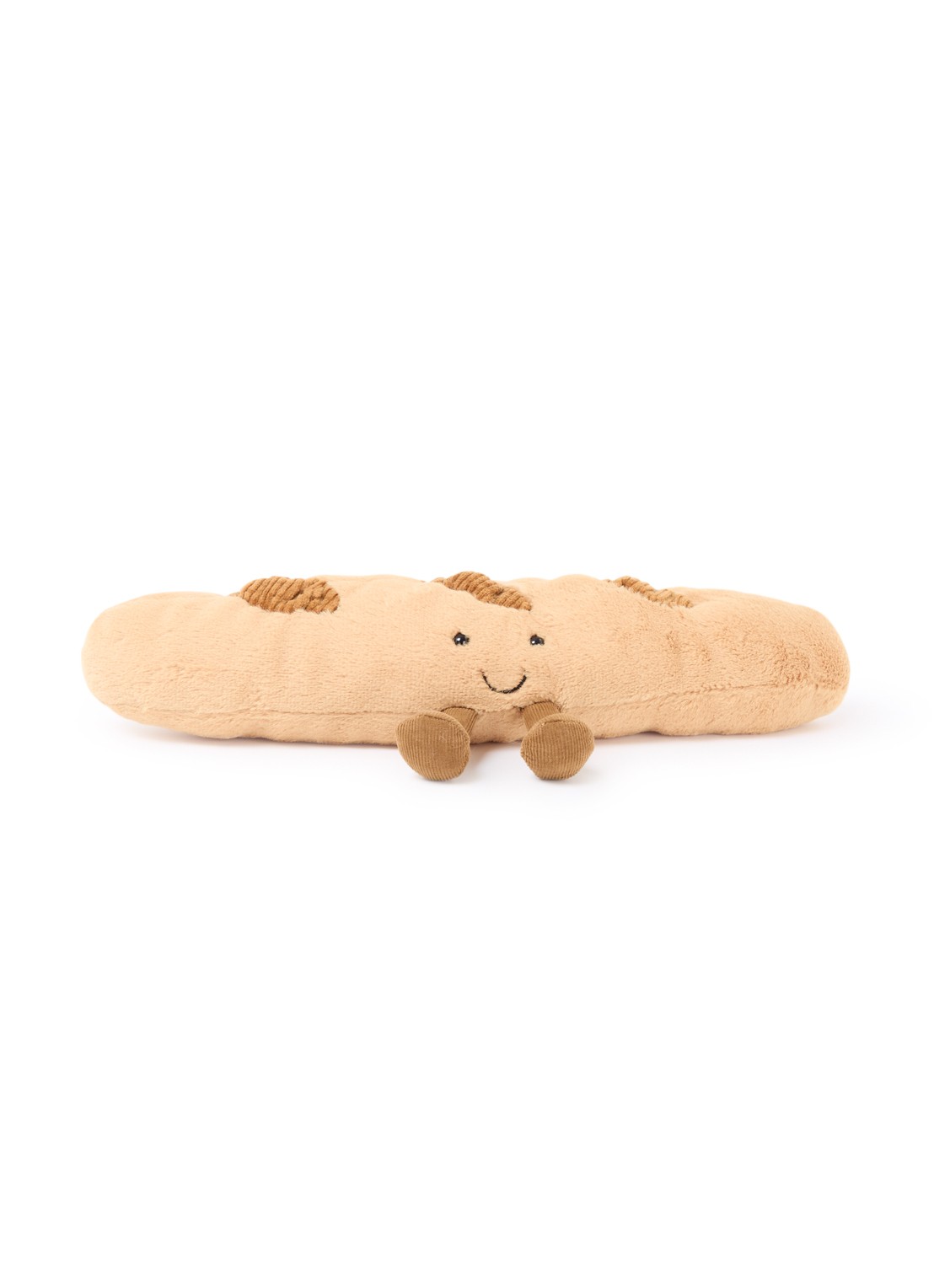 Jellycat Amuseables Baguette knuffel 35 cm - voorkant 2 beige