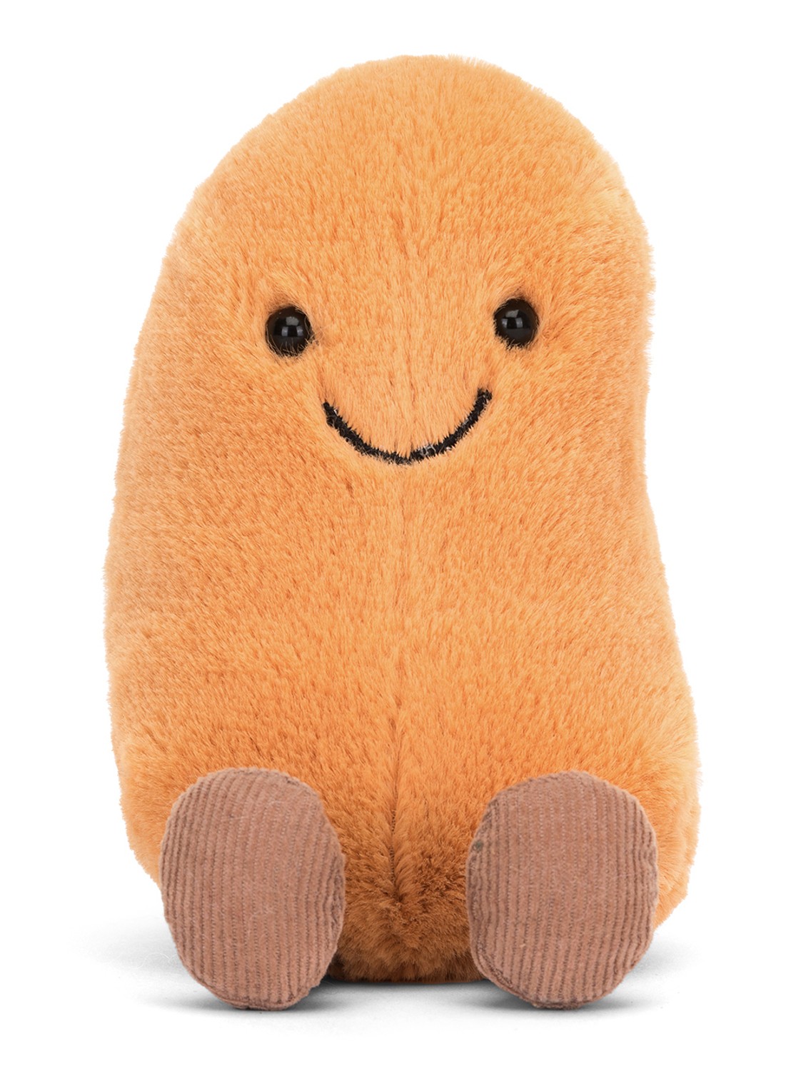 Jellycat Amuseables Bean knuffel 13 cm - detail 4 orange