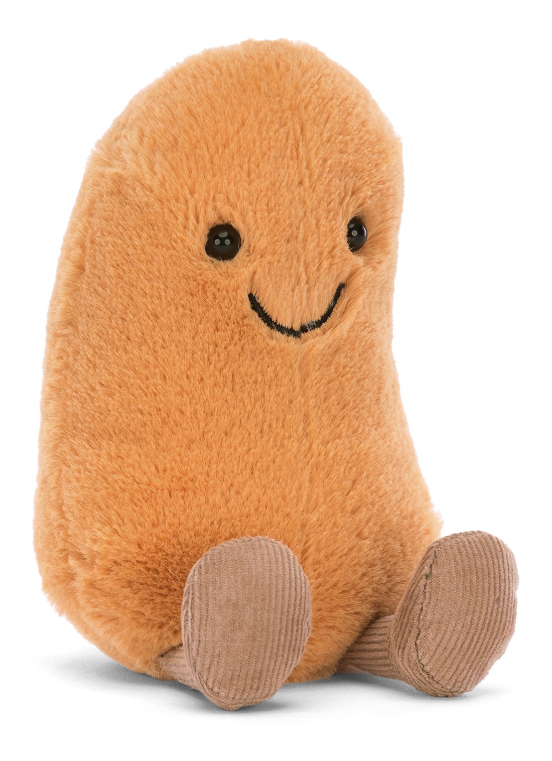 Jellycat Amuseables Bean knuffel 13 cm - voorkant orange