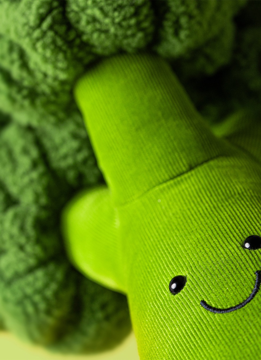Jellycat Amuseables Broccoli knuffel 24 cm - voorkant 5 multicolor