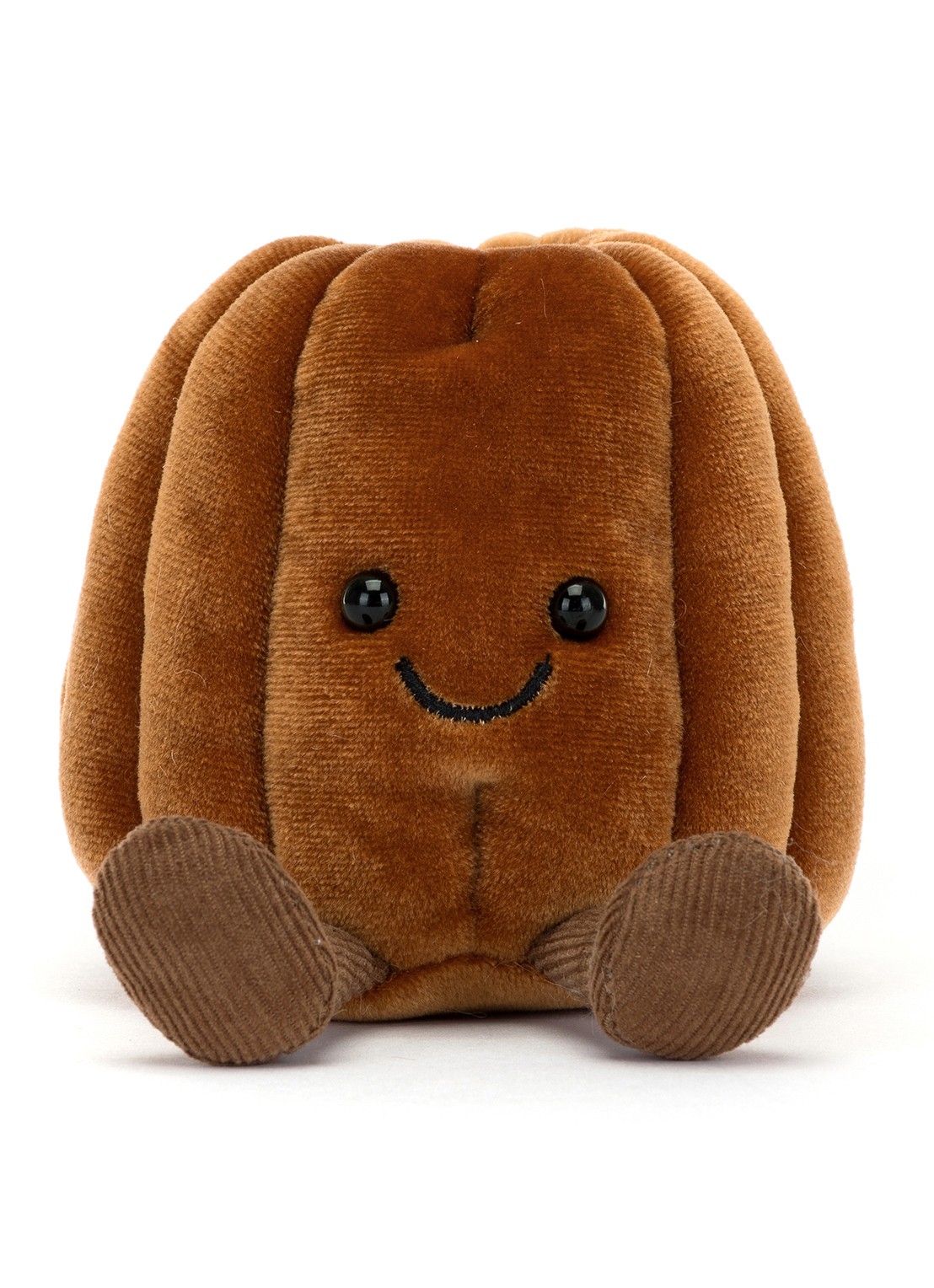 Jellycat Amuseables Carole Canelé knuffel 11 cm - detail bruin