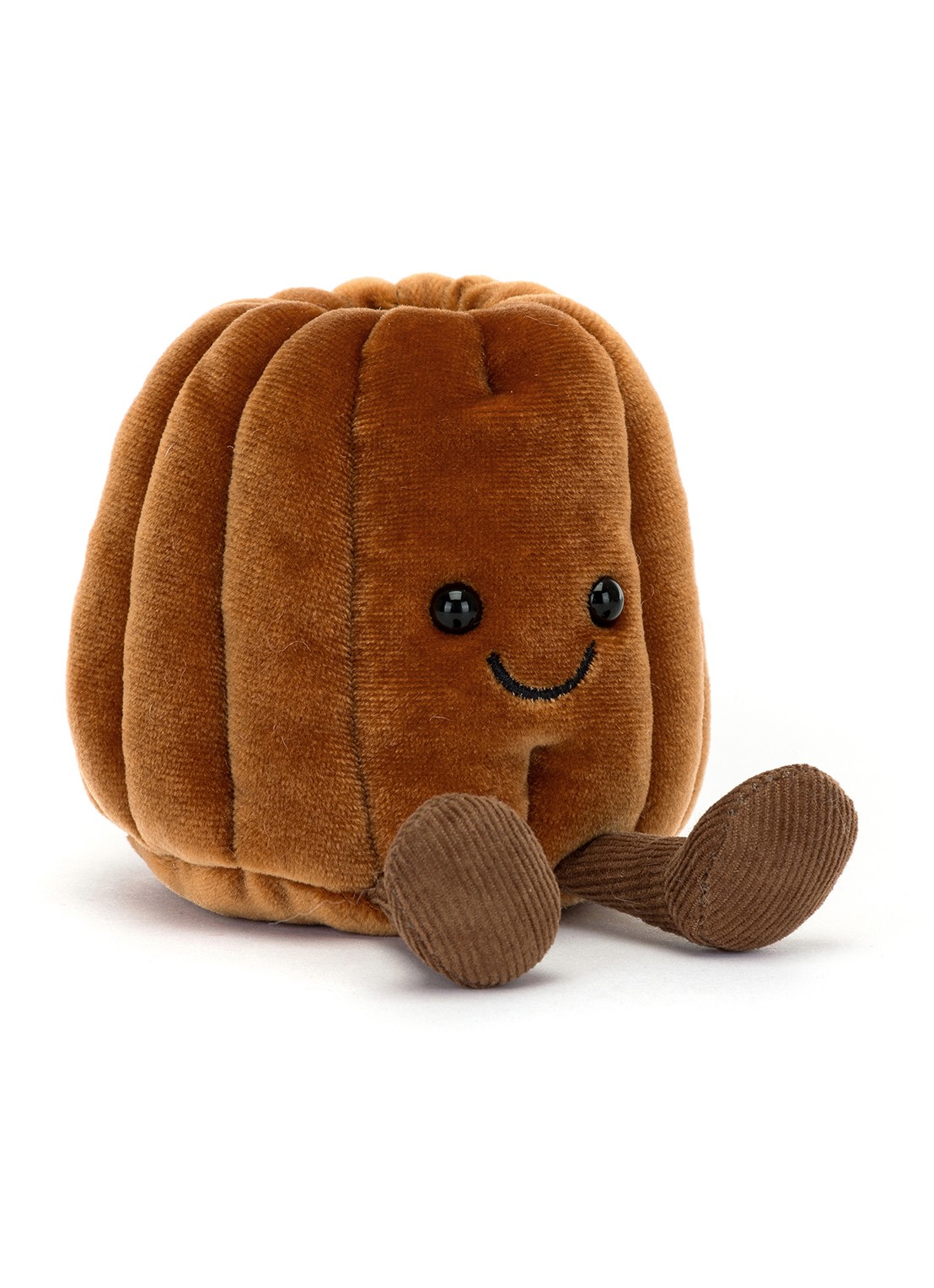 Jellycat Amuseables Carole Canelé knuffel 11 cm - voorkant 7 bruin