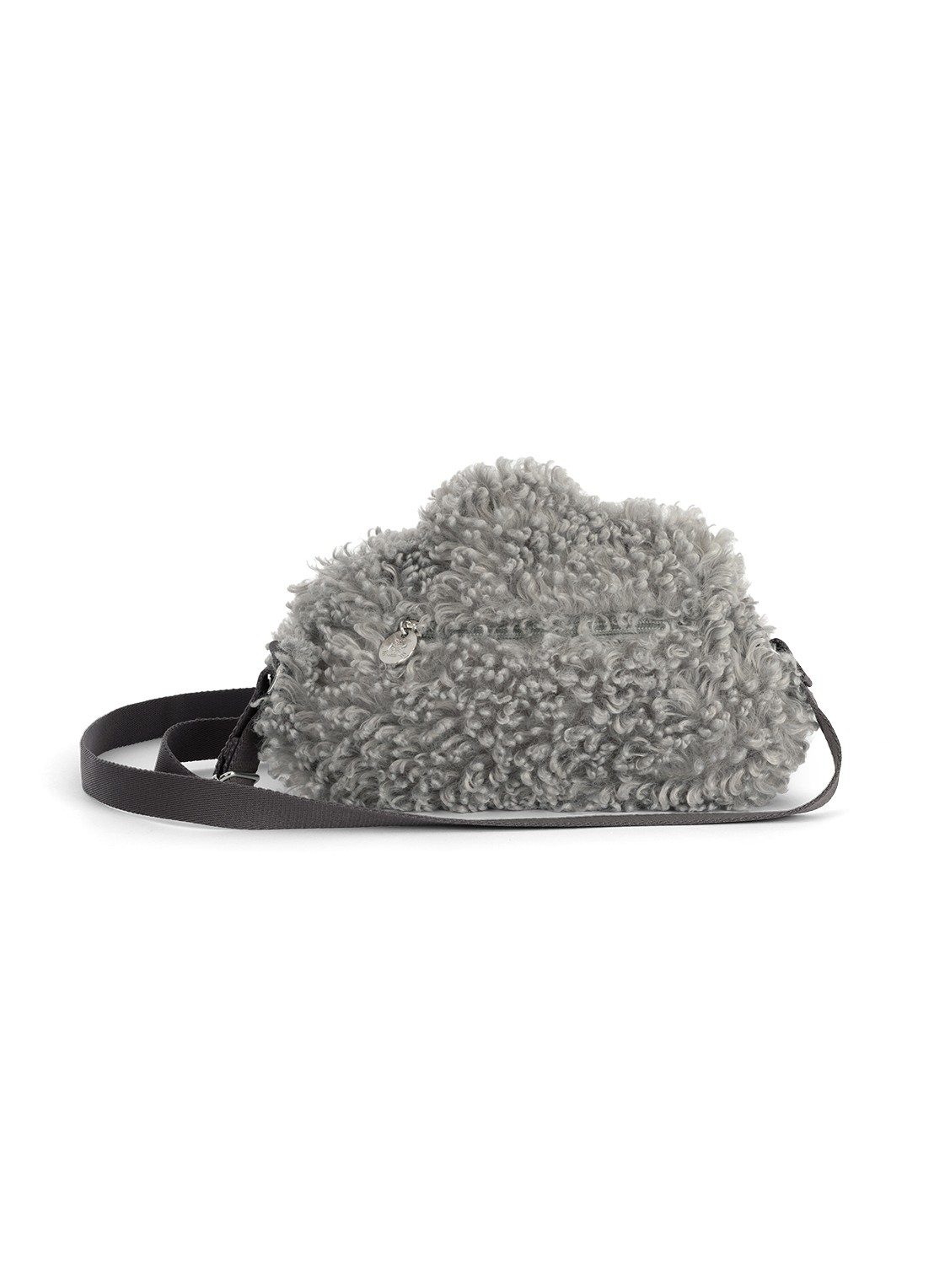 Jellycat Amuseables Cirrus Storm Cloud knuffeltas 20 cm - achterkant 5 grijs