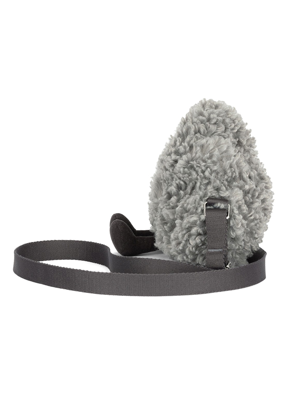 Jellycat Amuseables Cirrus Storm Cloud knuffeltas 20 cm - detail 2 grijs