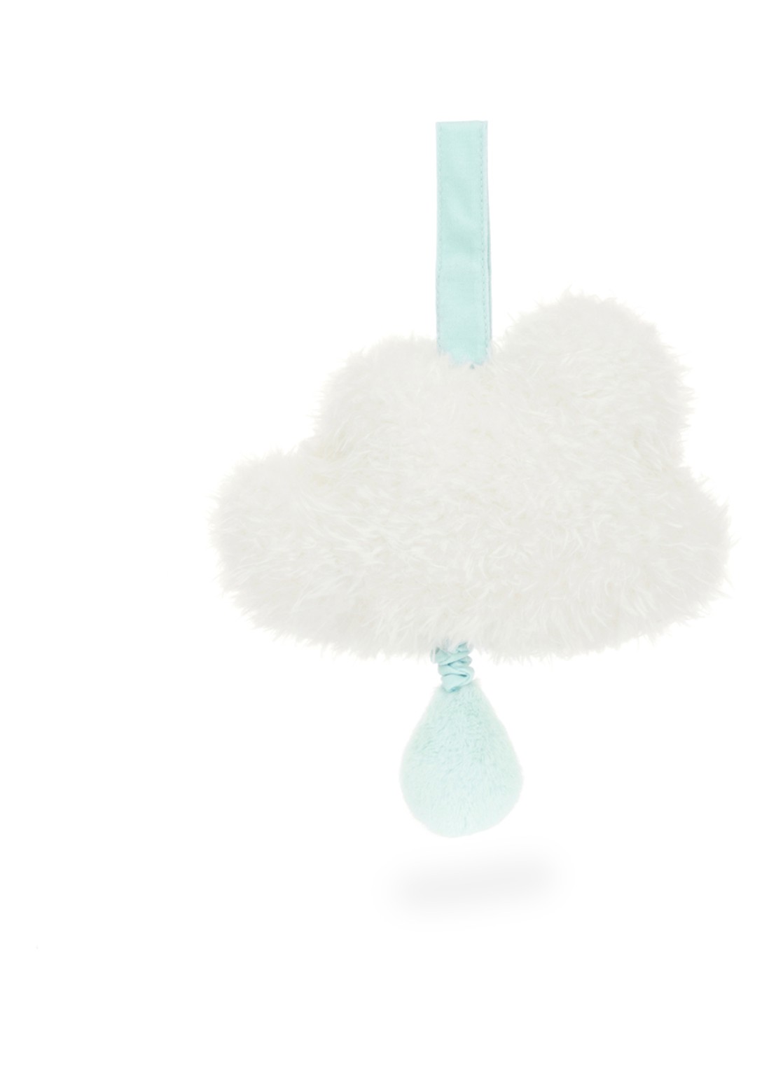 Jellycat Amuseables Cloud Musical Pull knuffel 27 cm - achterkant 2 wit