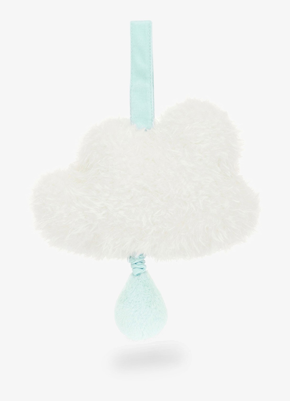 Jellycat Amuseables Cloud Musical Pull knuffel 27 cm  - achterkant 2 wit