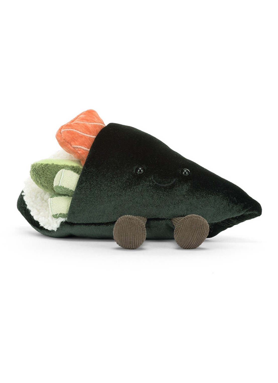 Jellycat Amuseables Coneroi Temaki knuffel 13 cm - detail 5 groen