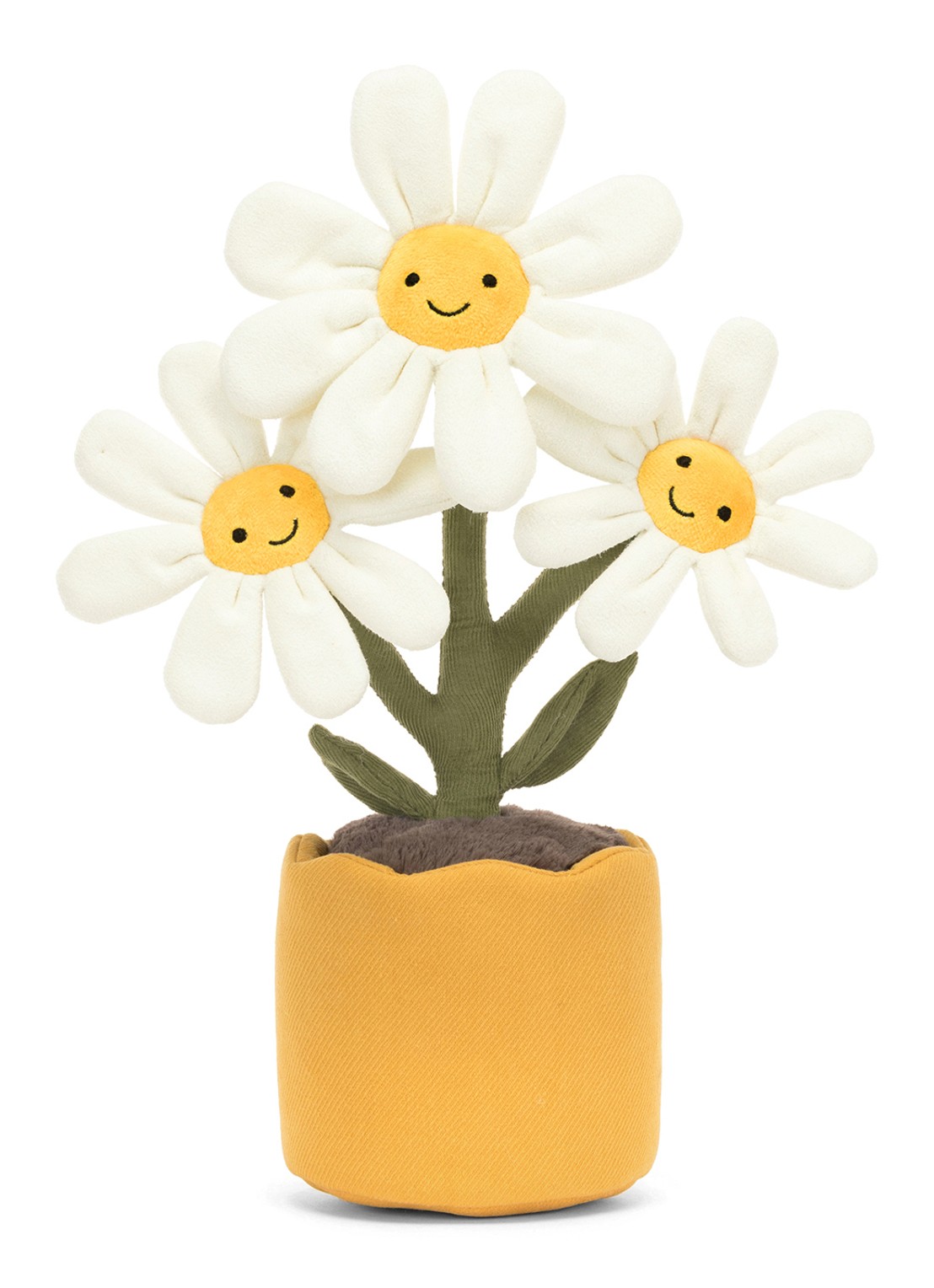 Jellycat Amuseables Daisy knuffel 34 cm - detail 3 vanillegeel