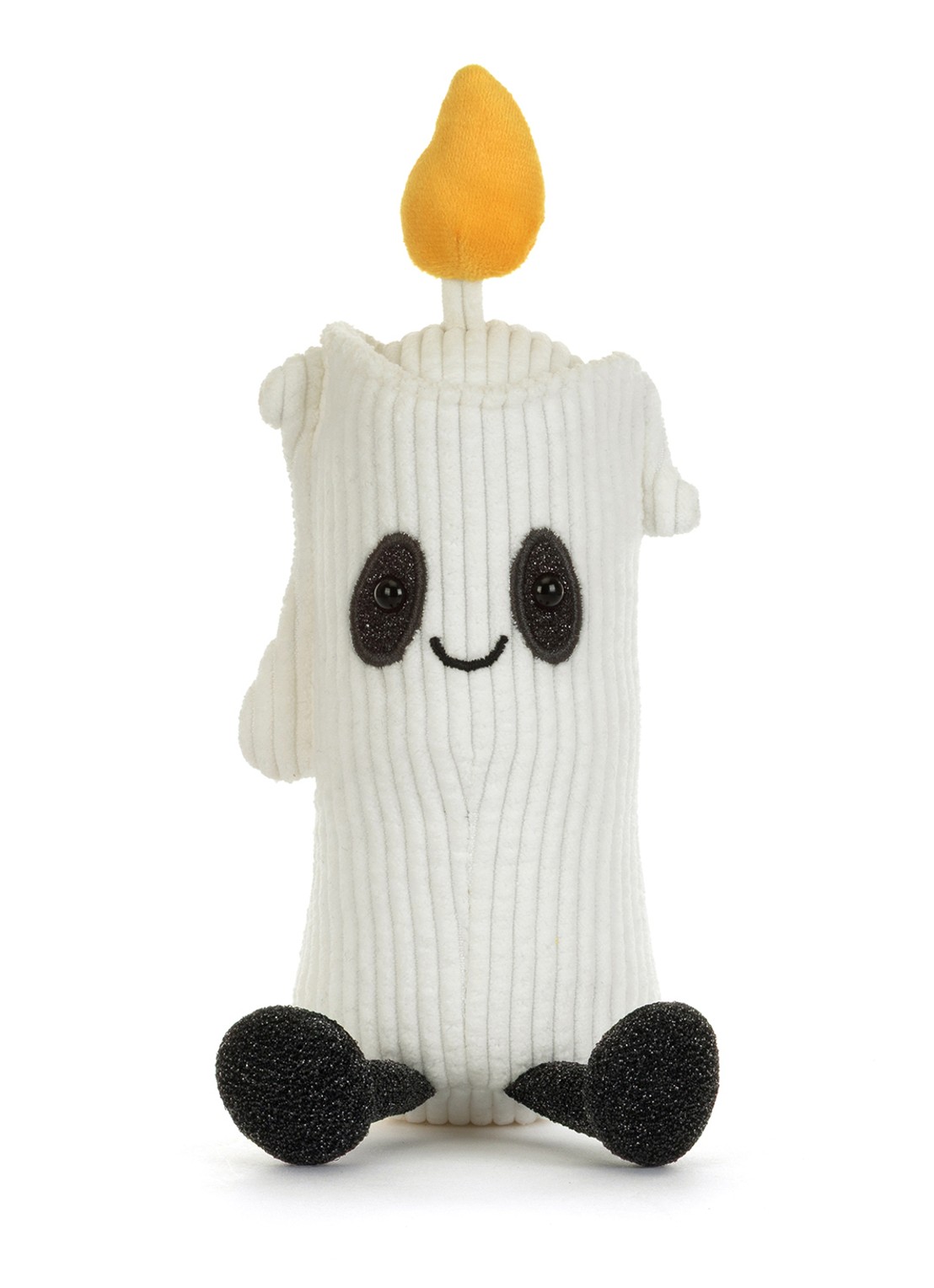 Jellycat Amuseables Flickerty Candle knuffel 19 cm - detail 3 gebroken wit