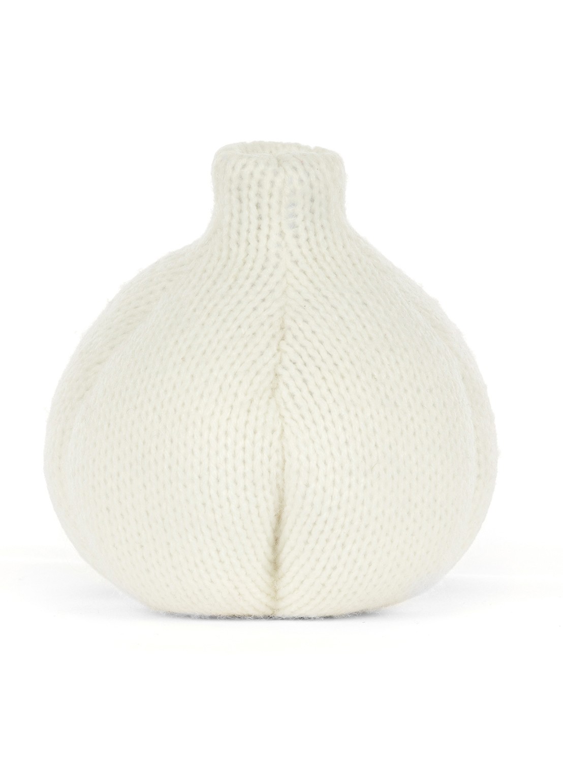 Jellycat Amuseables Garlic knuffel 15 cm - achterkant 3 gebroken wit