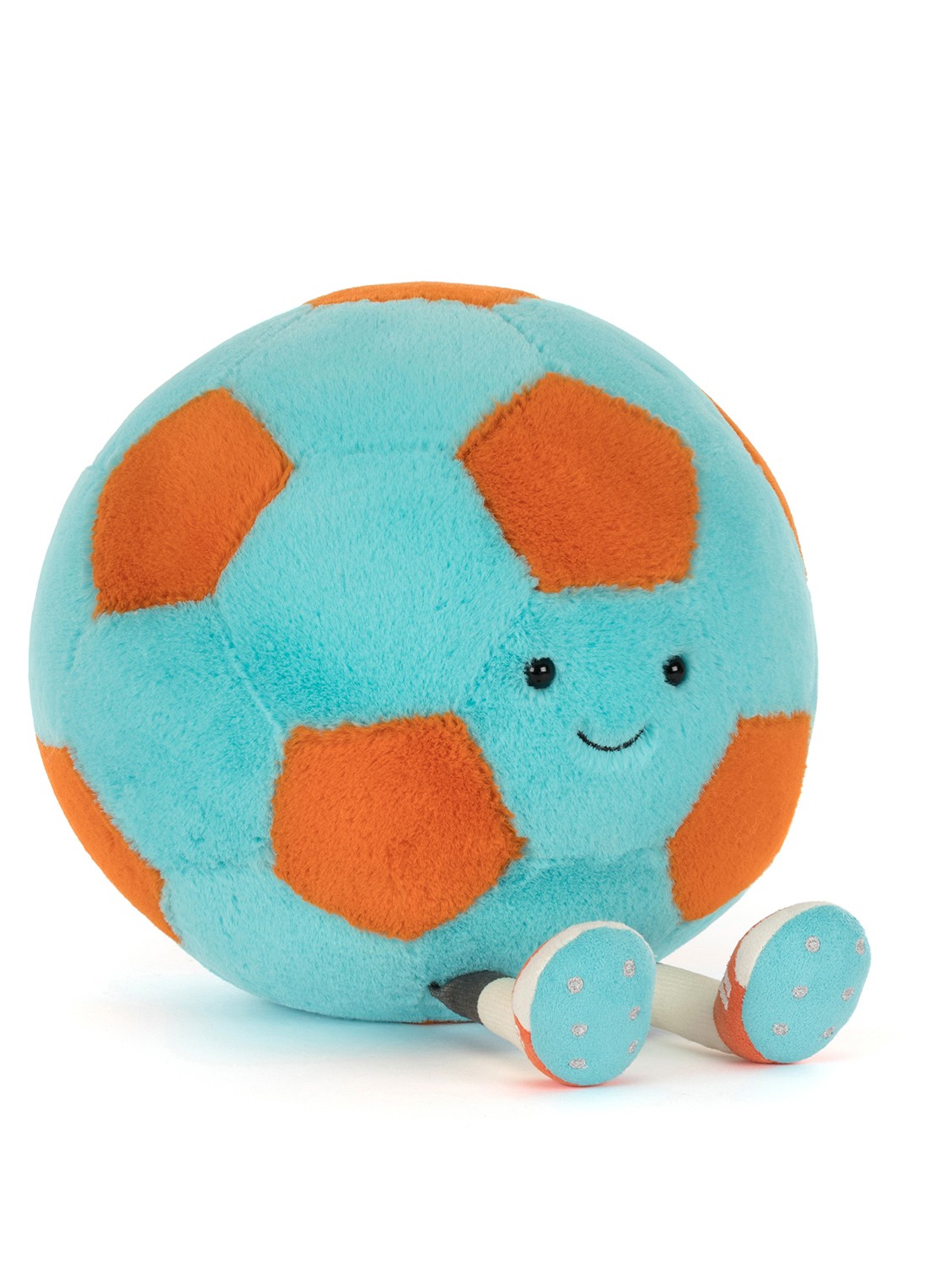 Jellycat Amuseables Jellycat Football knuffel 19 cm - voorkant 2 multicolor