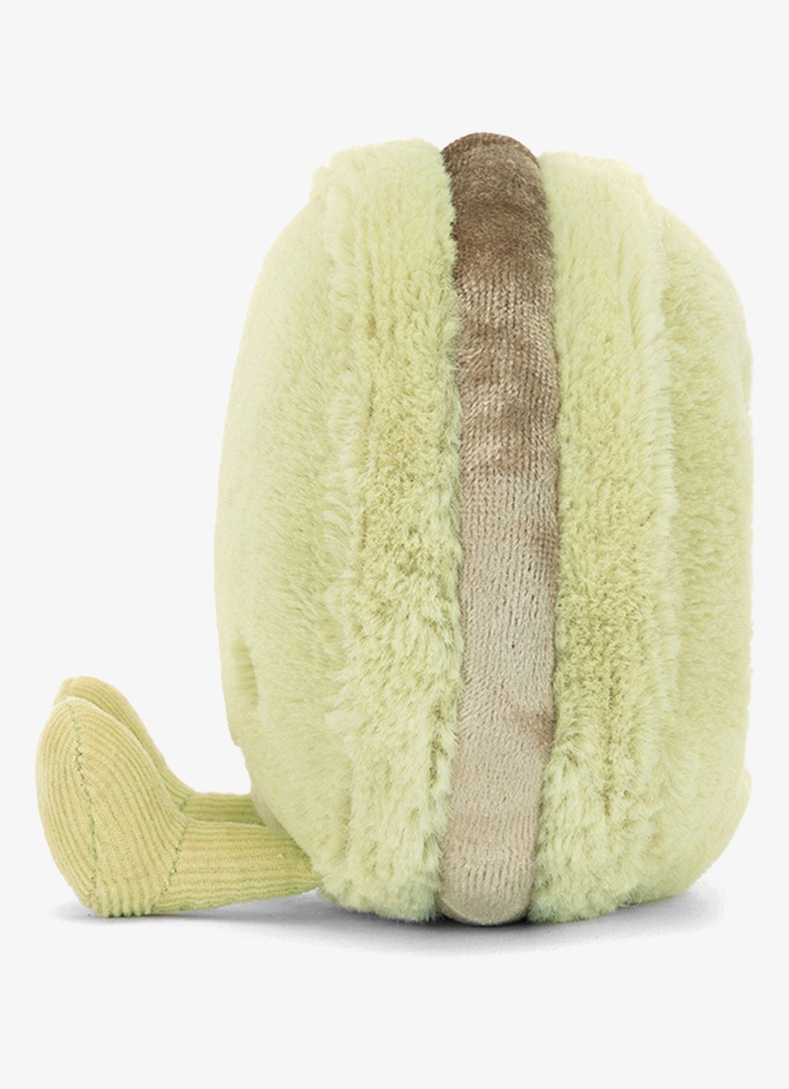 Jellycat Amuseables Max Macaron knuffel 12 cm  - detail 4 lime