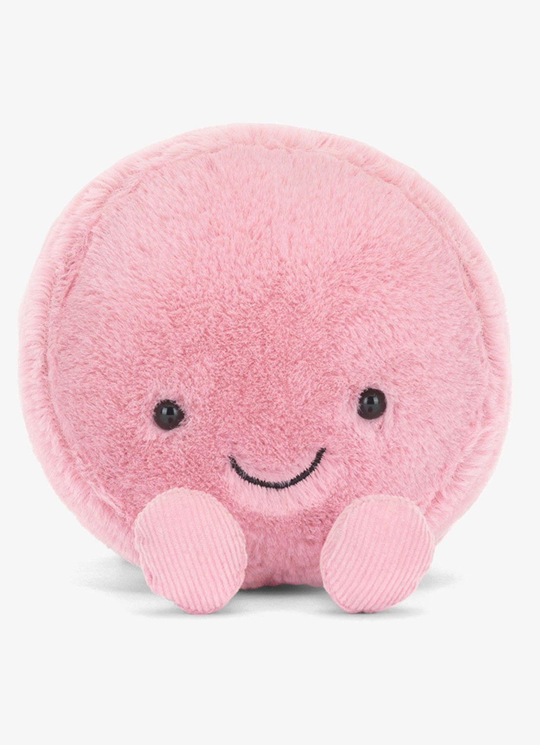 Jellycat Amuseables Mia Macaron knuffel 12 cm - detail 3 lichtroze