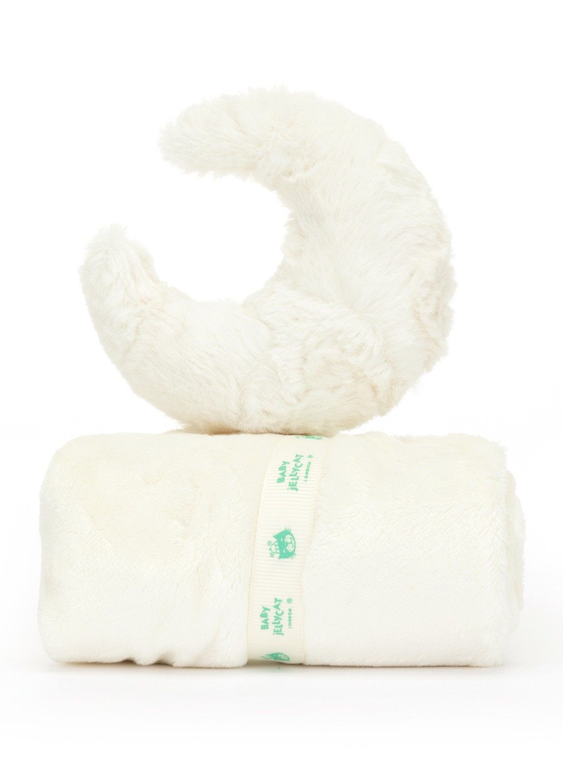 Jellycat Amuseables Moon Soother knuffeldoekje 34 cm - achterkant creme