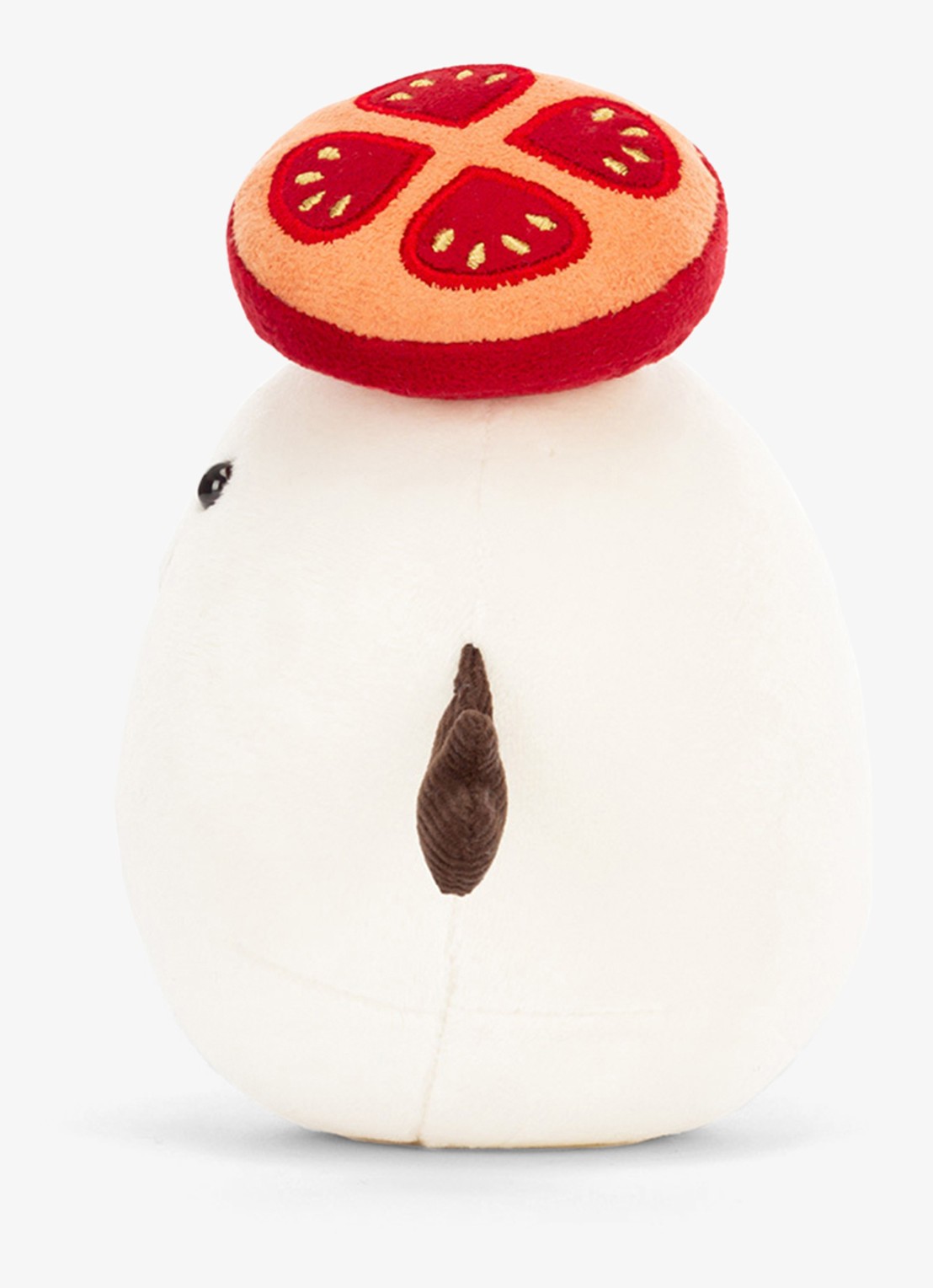 Jellycat Amuseables Mozzarella knuffel 14 cm - detail 5 wit