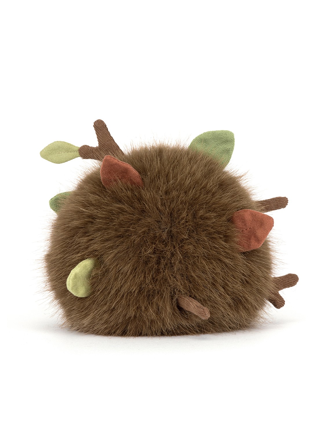 Jellycat Amuseables Mulshi Woodland Floor knuffel 10 cm - achterkant 5 beige
