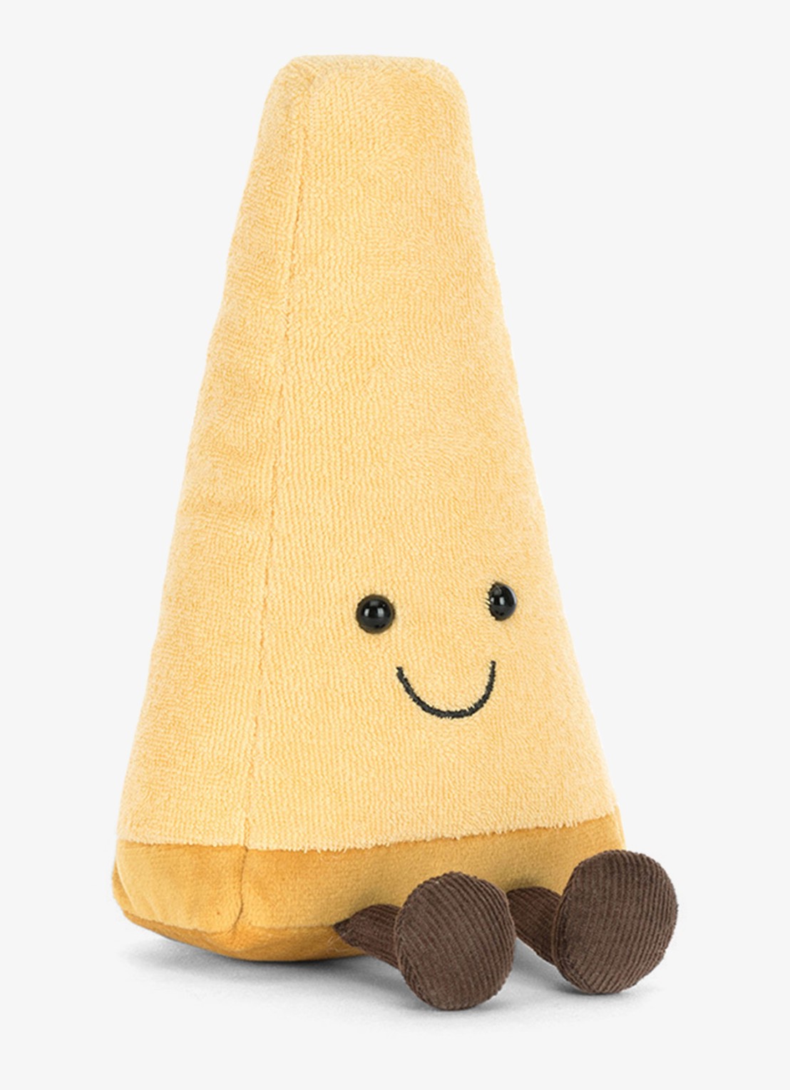 Jellycat Amuseables Parmesan knuffel 19 cm - voorkant geel