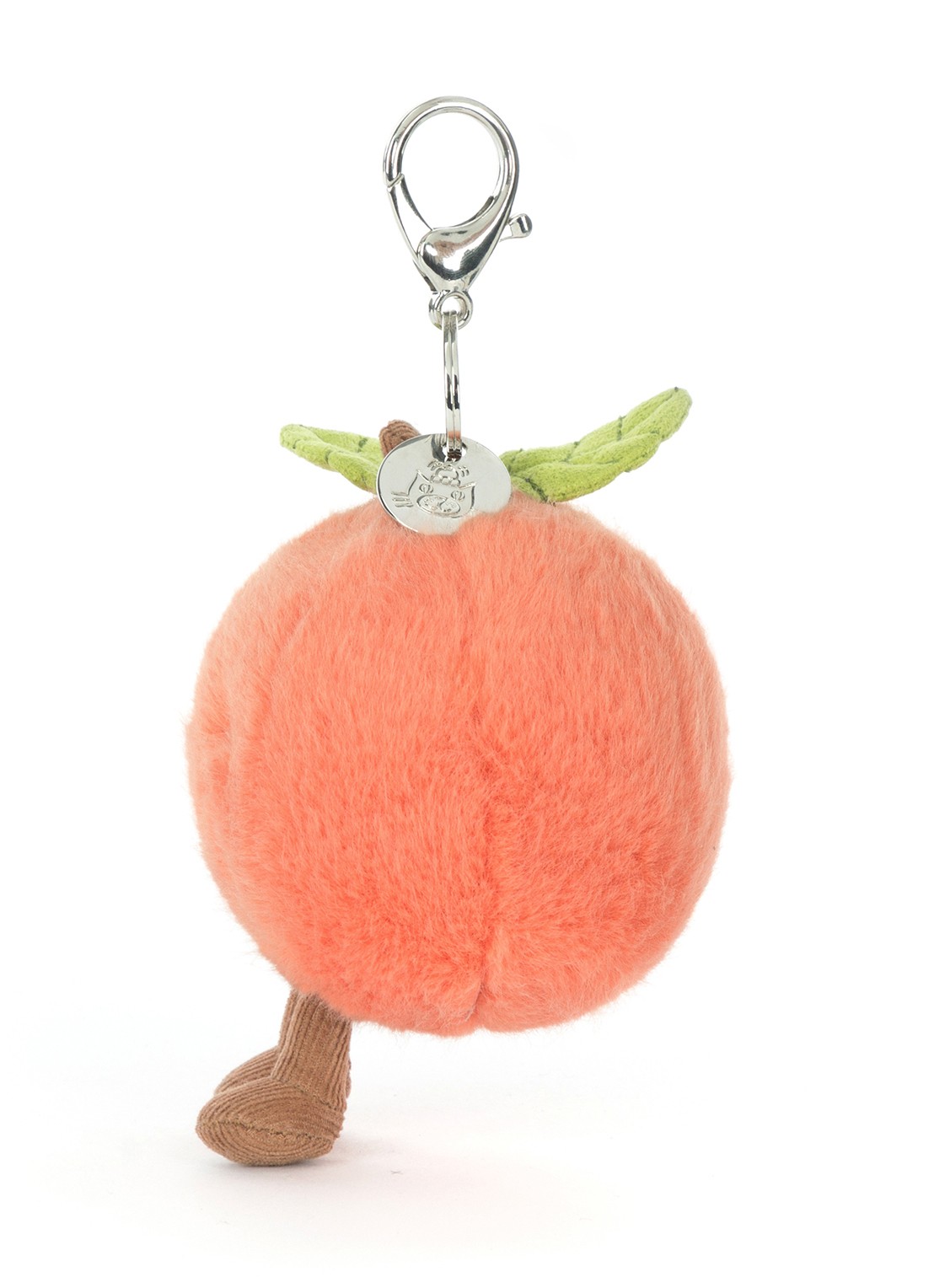 Jellycat Amuseables Peach Bag Charm tasbedel  - detail 3 roze