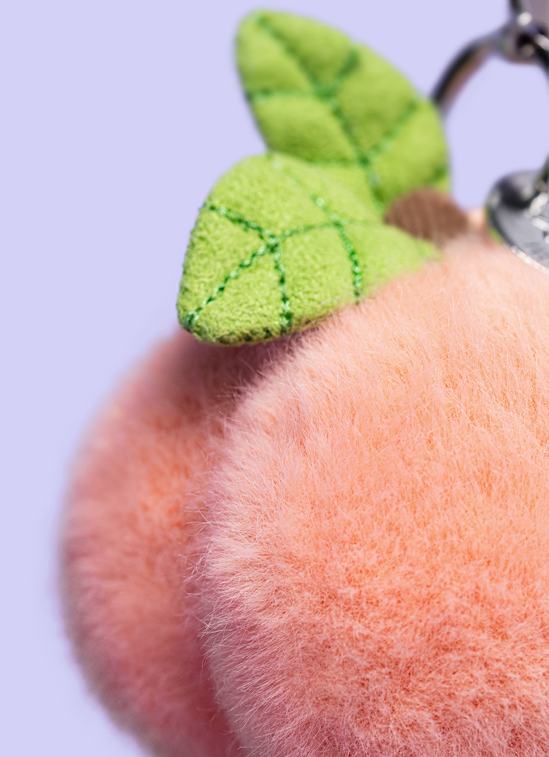 Jellycat Amuseables Peach Bag Charm tasbedel  - detail 4 roze