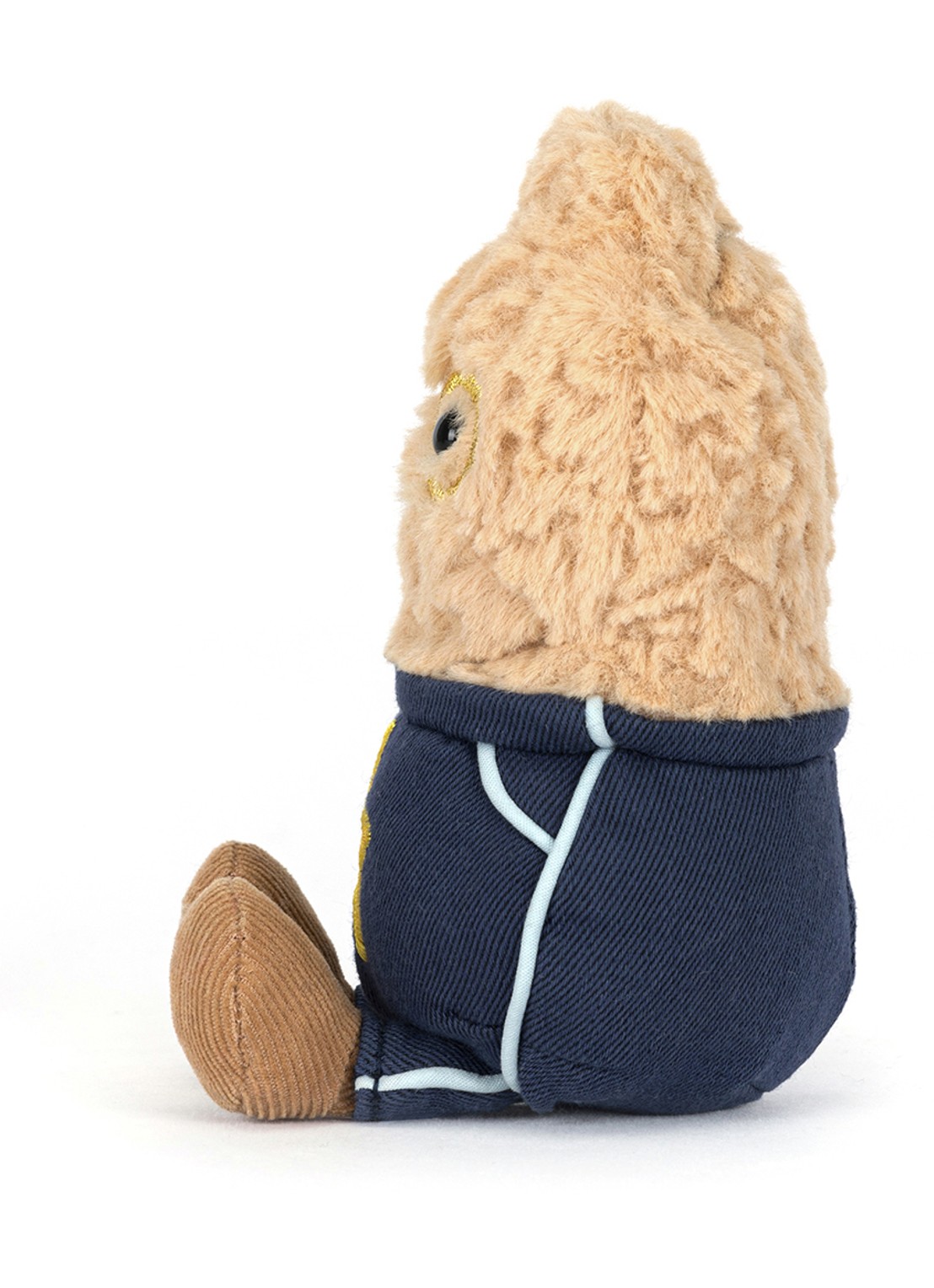Jellycat Amuseables Peanut Star Student Outfit knuffel 15 cm  - detail 3 beige