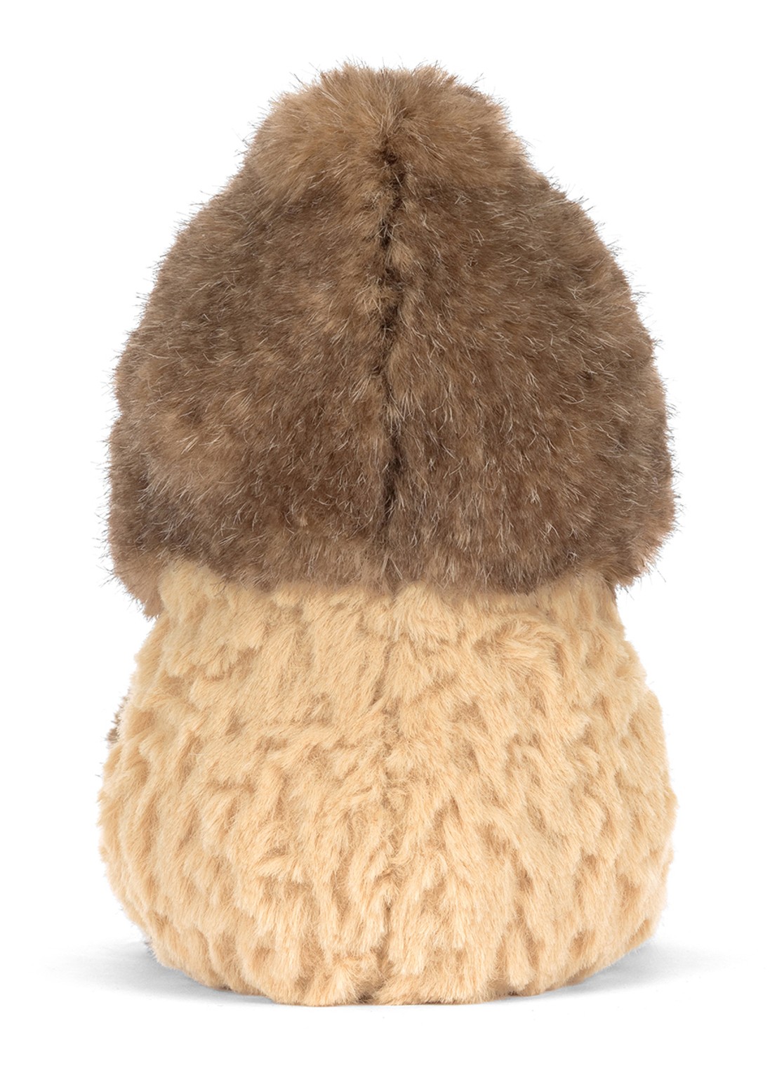 Jellycat Amuseables Peanut Yeti Outfit knuffel 12 cm - achterkant beige