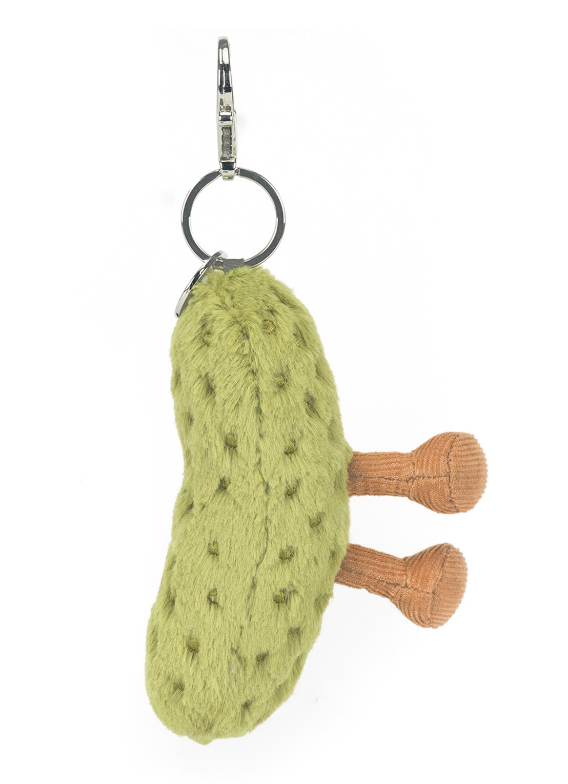 Jellycat Amuseables Pickle Bag Charm tasbedel - achterkant 4 multicolor