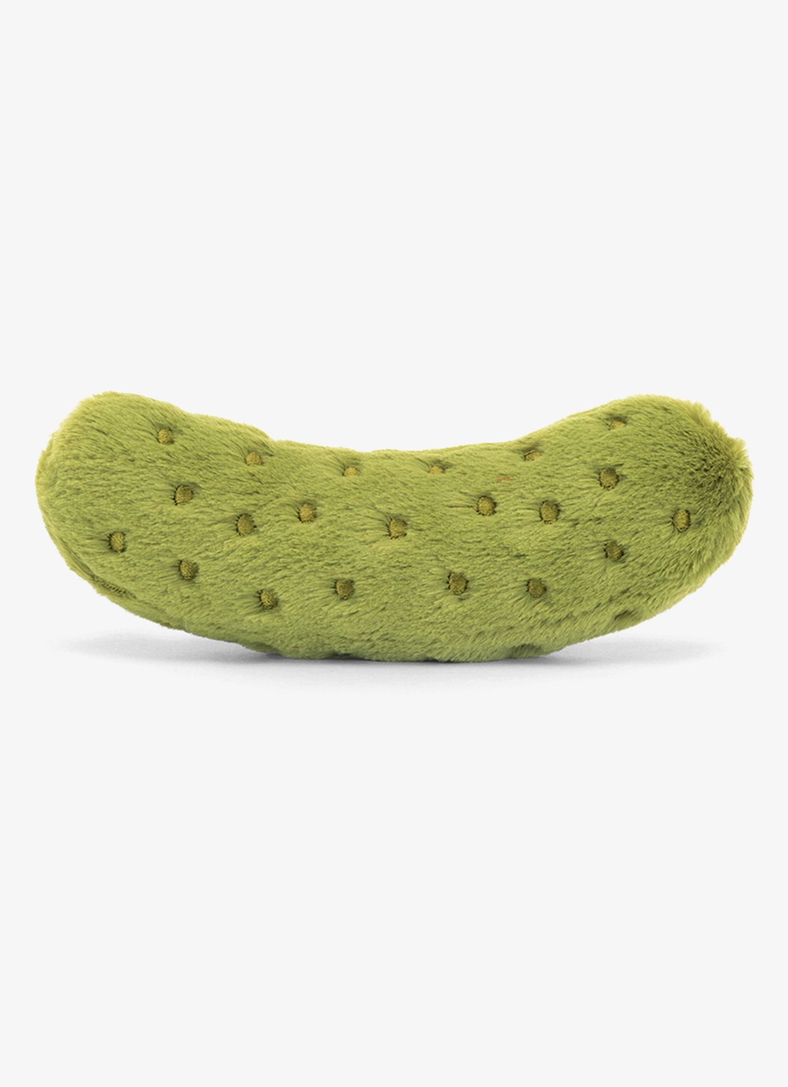 Jellycat Amuseables Pickle knuffel 8 cm - achterkant 3 groen