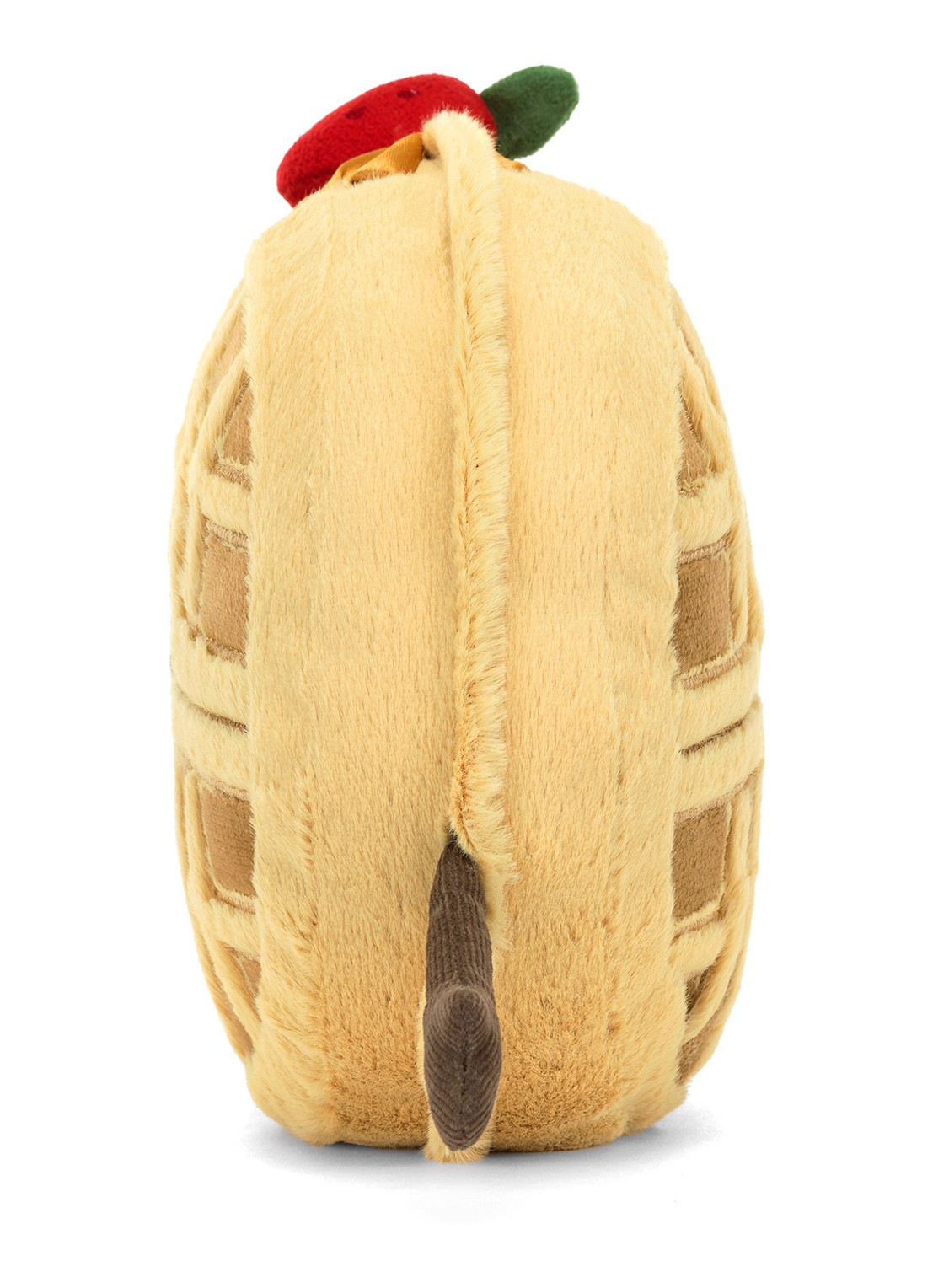 Jellycat Amuseables Rene Waffle knuffel 14 cm  - detail 2 bruin