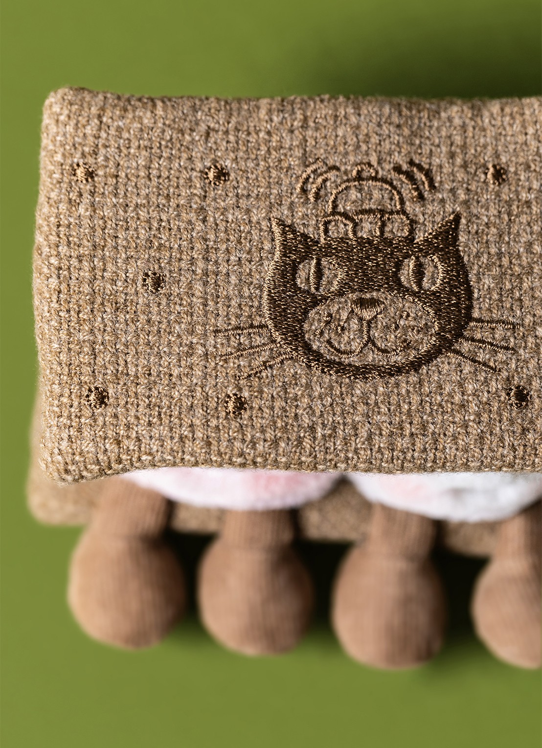Jellycat Amuseables S'mores knuffel 7 cm - detail 5 beige