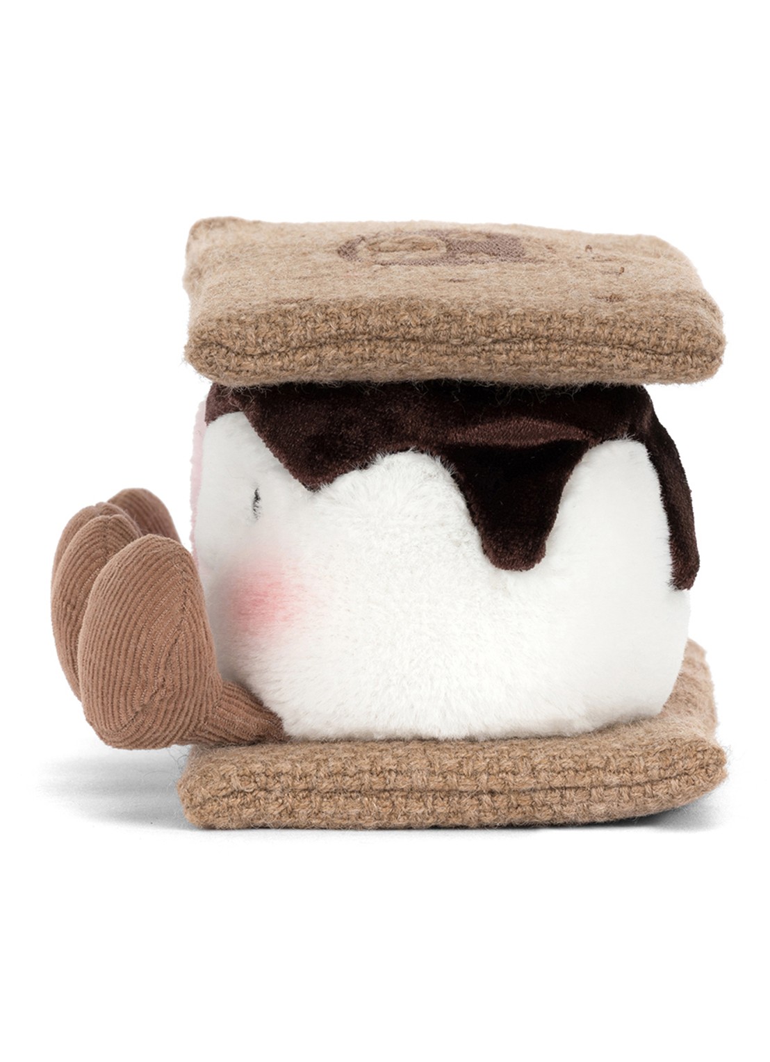 Jellycat Amuseables S'mores knuffel 7 cm - detail 6 beige