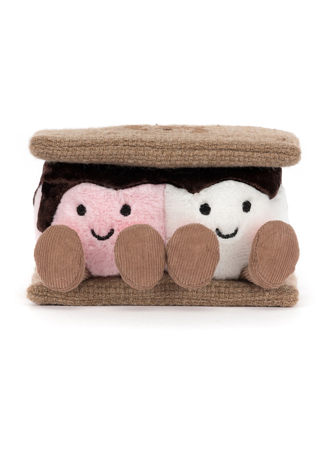 Jellycat Amuseables S'mores knuffel 7 cm - detail 7 beige