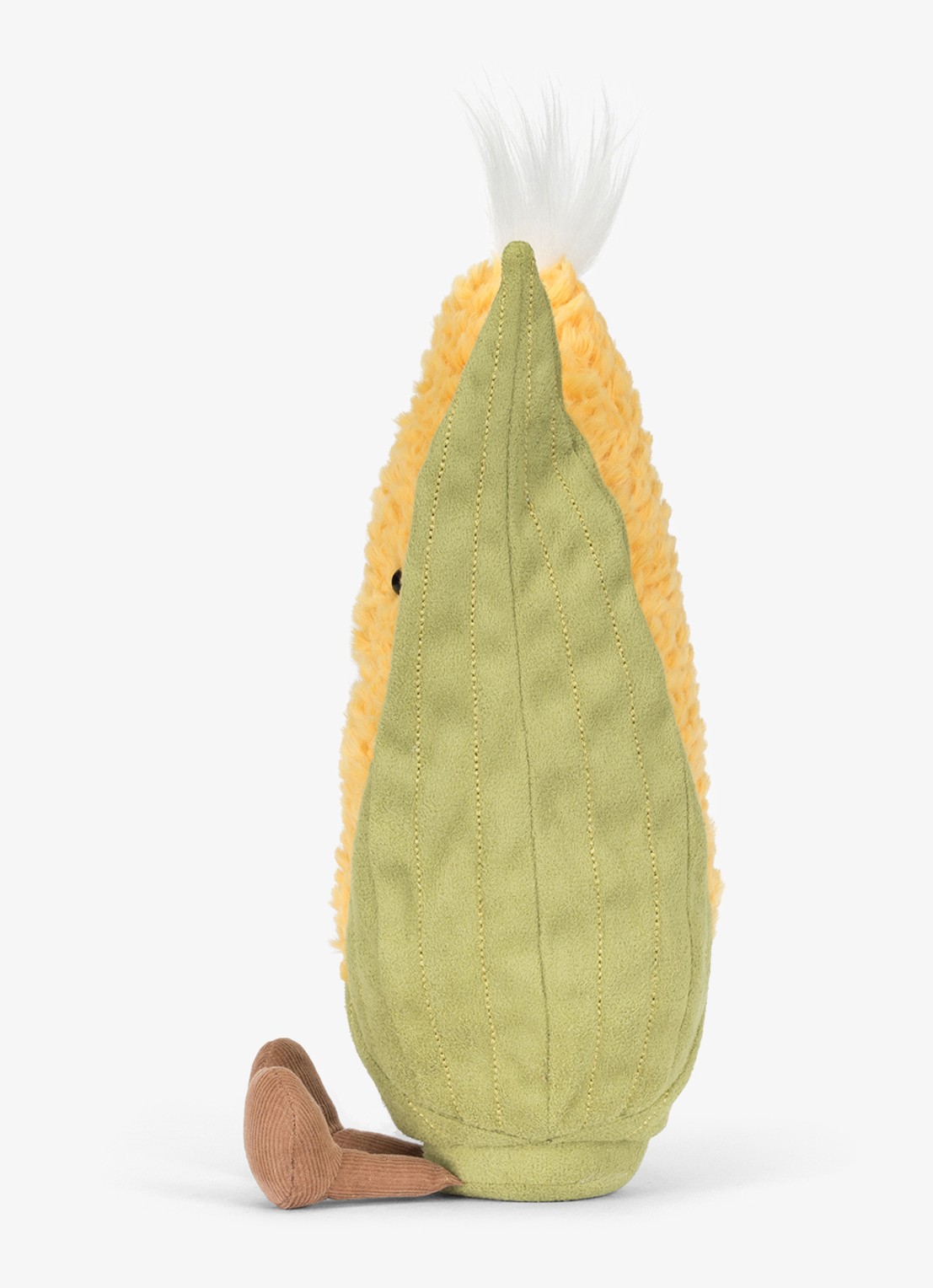Jellycat Amuseables Sweetcorn knuffel 27 cm - detail 3 geel