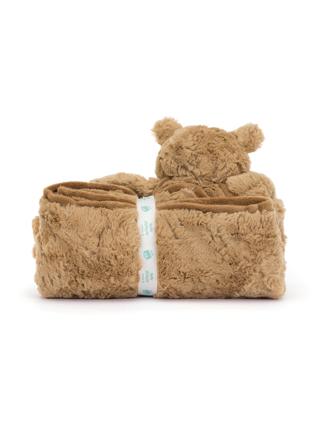 Jellycat Bartholomew Bear Blankie knuffeldoekje 56 cm - achterkant multicolor