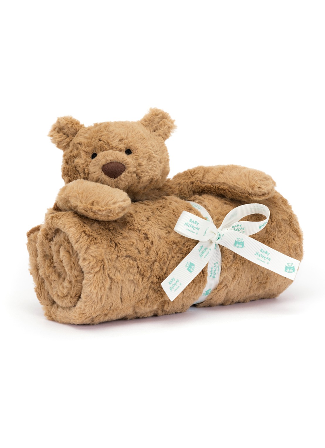 Jellycat Bartholomew Bear Blankie knuffeldoekje 56 cm - detail 2 multicolor