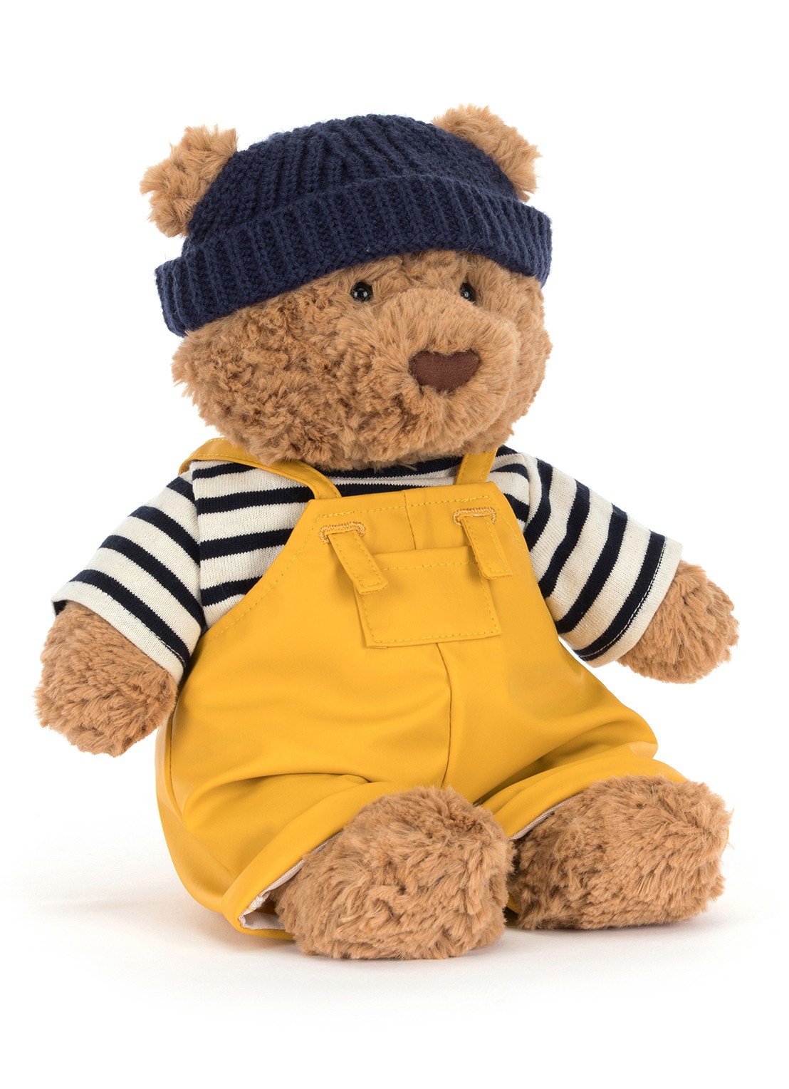 Jellycat Bartholomew Bear Seafarer Outfit knuffel 22 cm - voorkant 2 multicolor