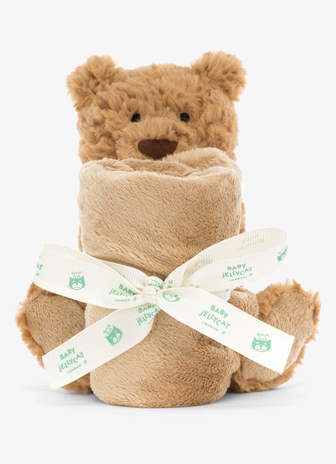 Jellycat Bartholomew Bear Soother knuffel 13 cm - voorkant 6 multicolor