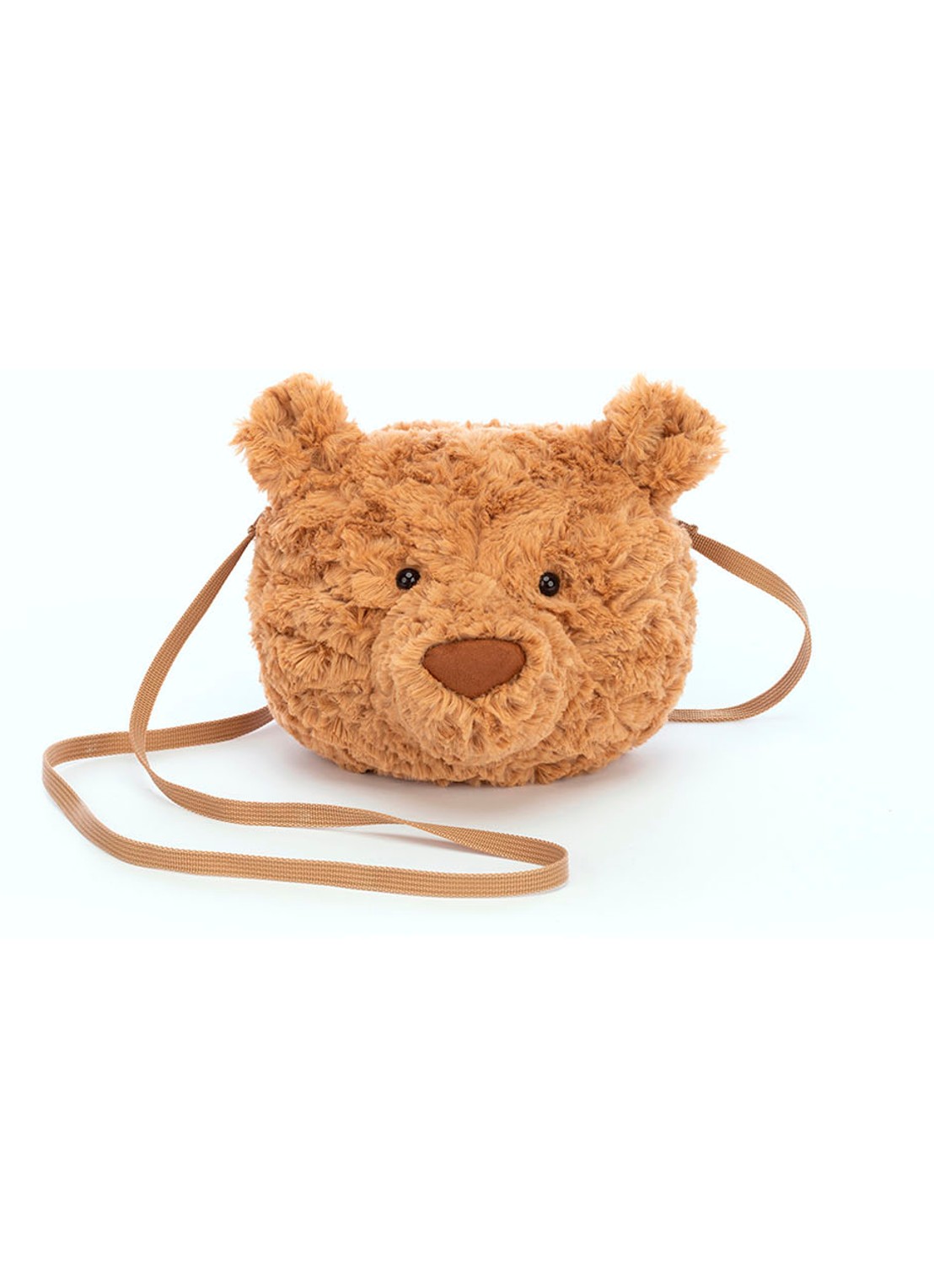 Jellycat Bartholowmew Bear knuffeltas 16 cm - detail 4 camel