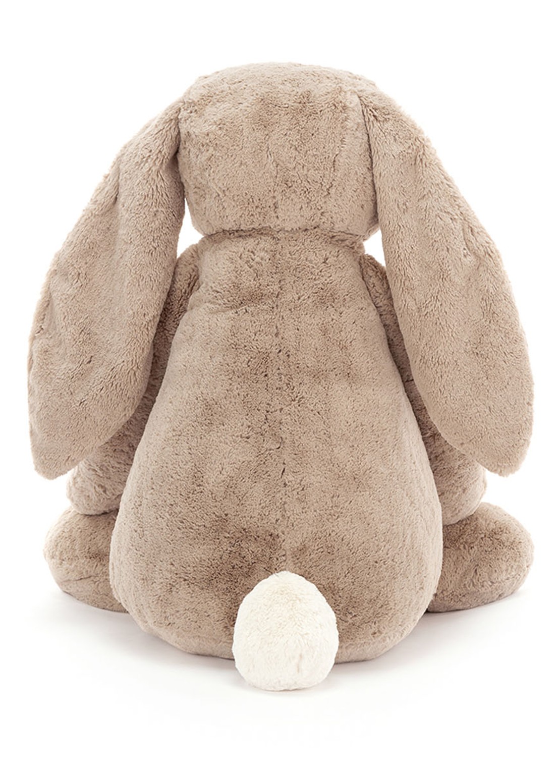 Jellycat Bashful Beige Bunny knuffel 31 cm  - achterkant bruin