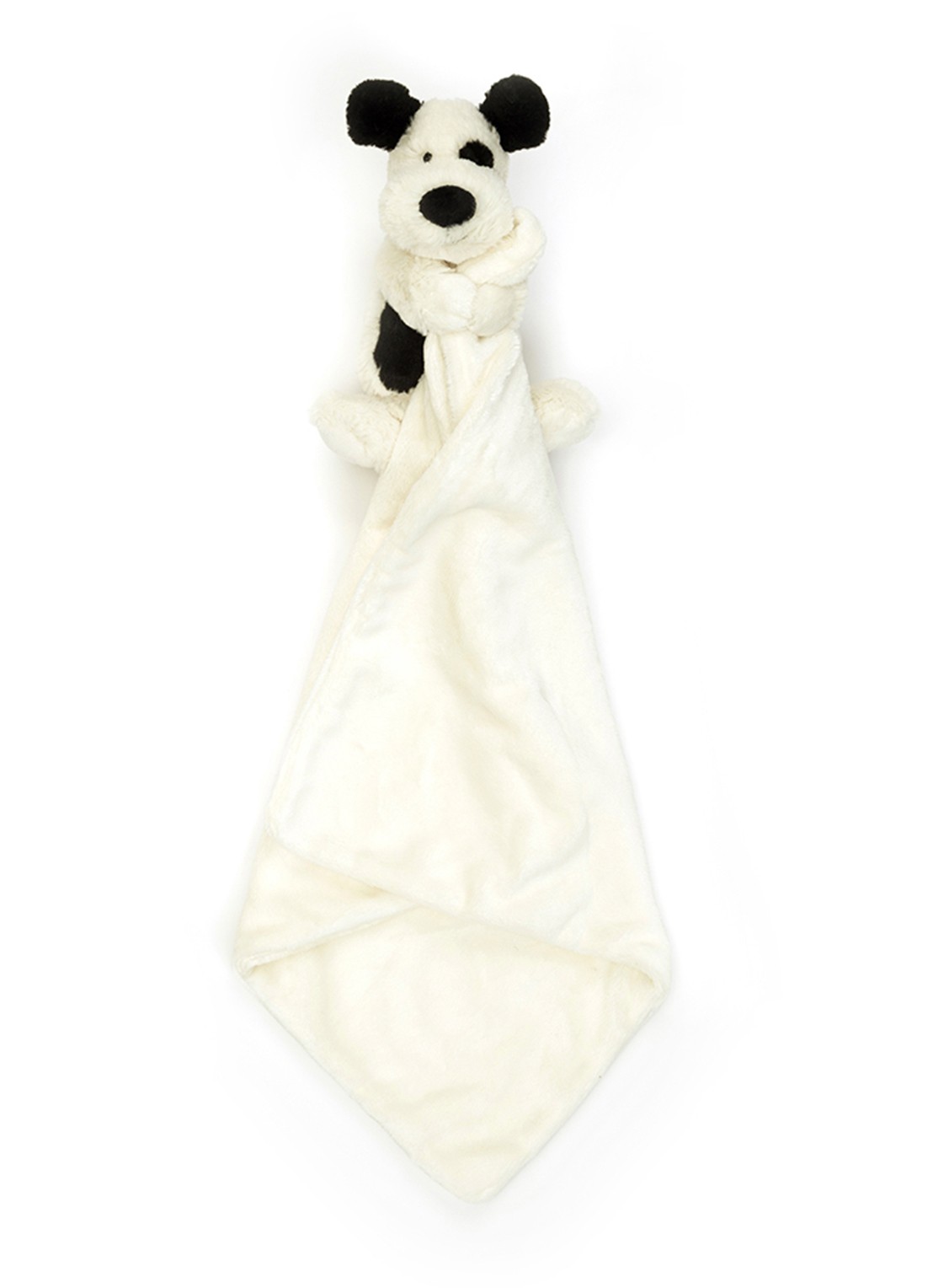 Jellycat Bashful black & cream puppy knuffel 34 cm - detail 3 multicolor