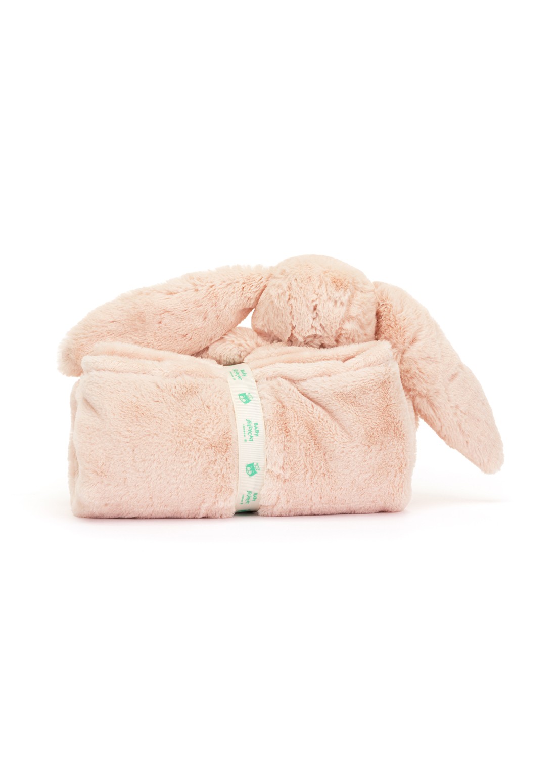 Jellycat Bashful Blush Bunny Blankie knuffeldoekje 56 cm - achterkant 5 lichtroze