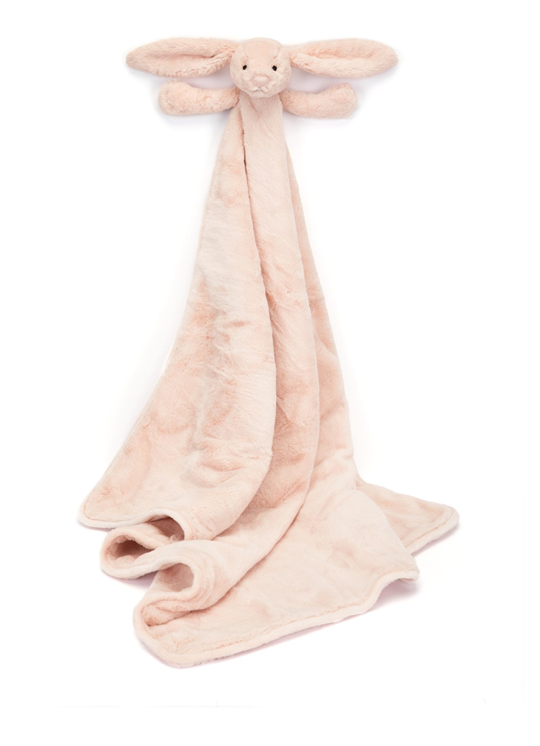 Jellycat Bashful Blush Bunny Blankie knuffeldoekje 56 cm - detail 3 lichtroze