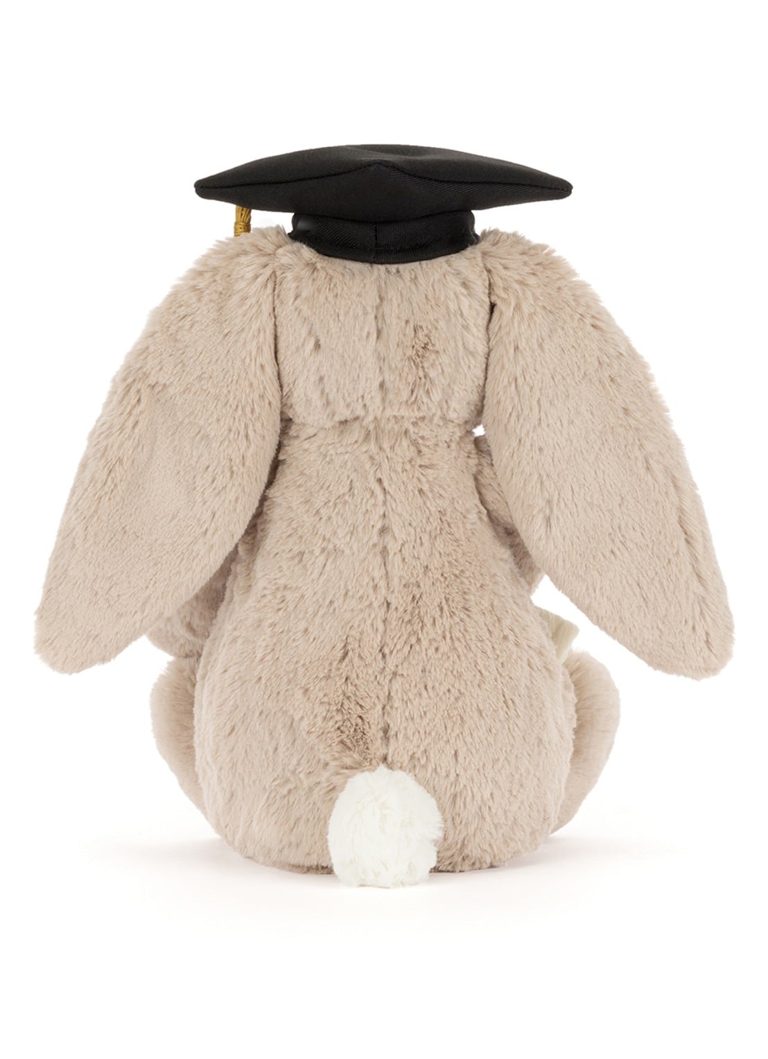 Jellycat Bashful Bunny Graduation Outfit knuffel 31 cm - achterkant 5 beige