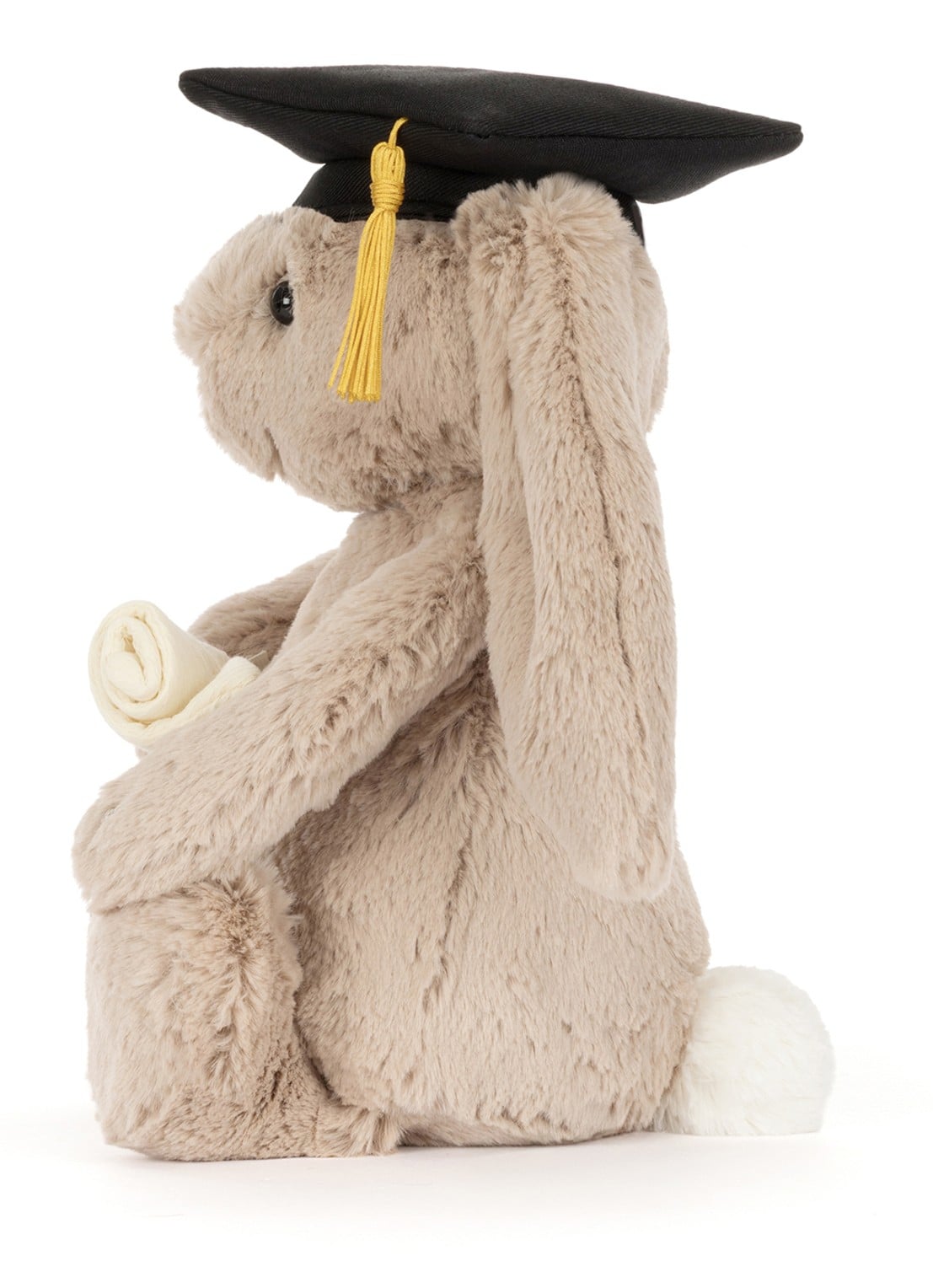 Jellycat Bashful Bunny Graduation Outfit knuffel 31 cm - detail 2 beige