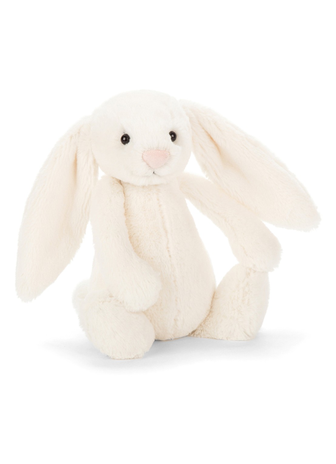 Jellycat Bashful Bunny knuffel 18 cm  - voorkant ivoor