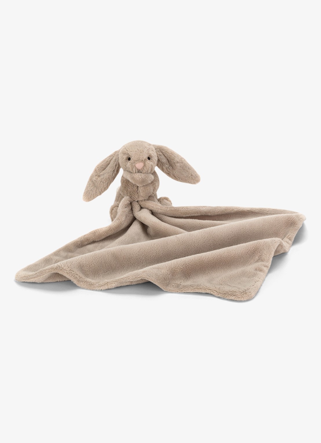 Jellycat Bashful Bunny Soother knuffeldoekje  - voorkant beige
