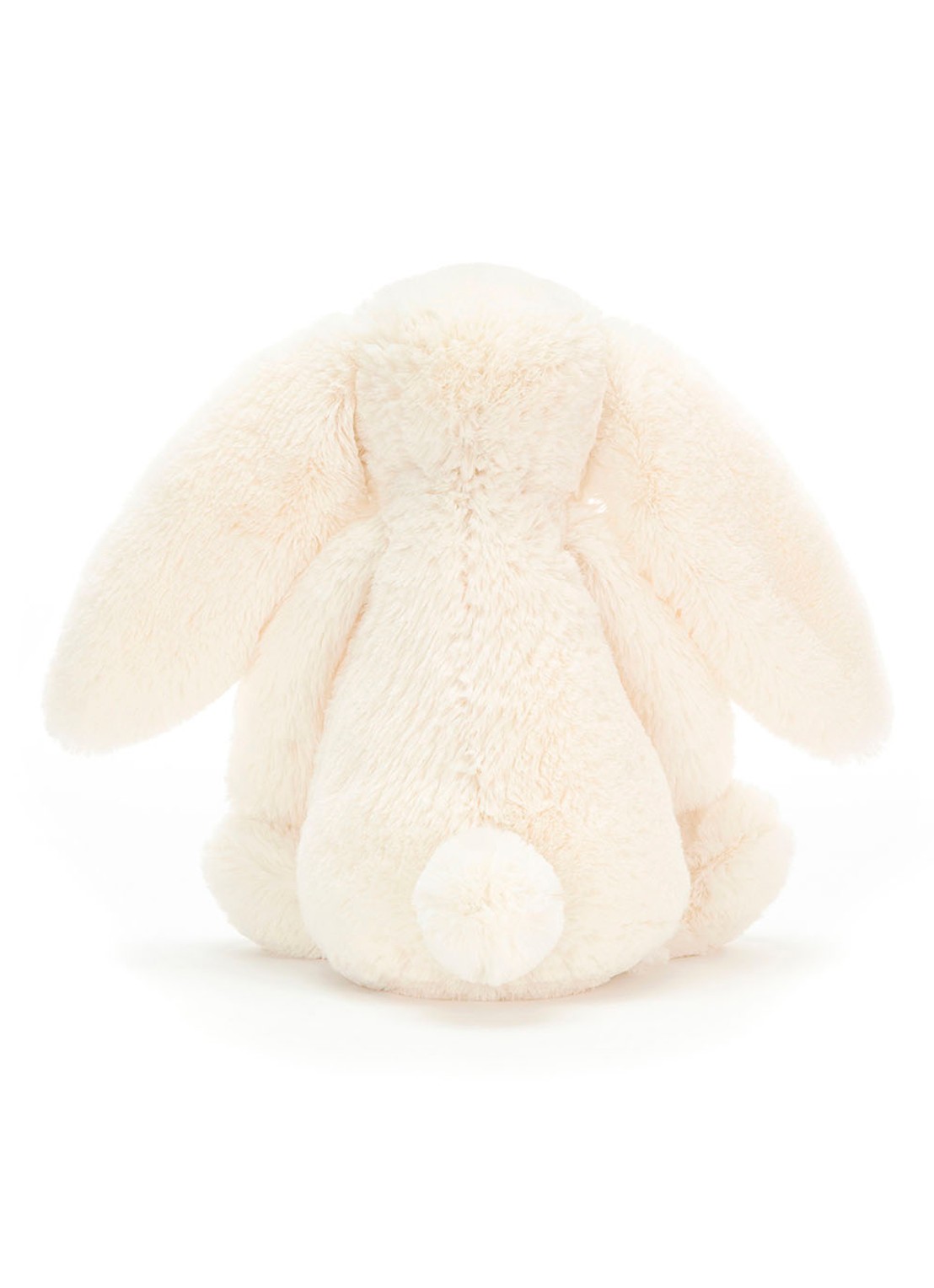 Jellycat Bashful Cream konijn knuffel 31 cm - detail gebroken wit