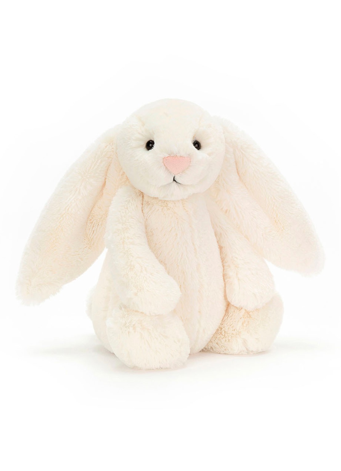 Jellycat Bashful Cream konijn knuffel 31 cm - voorkant 2 gebroken wit